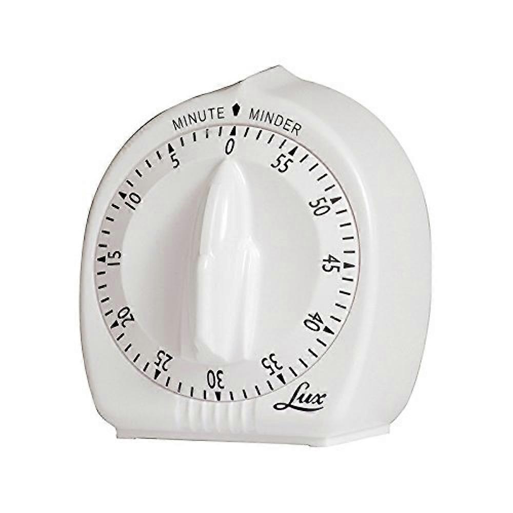Lux minutes reminder mechanical white black marked 60 minutes