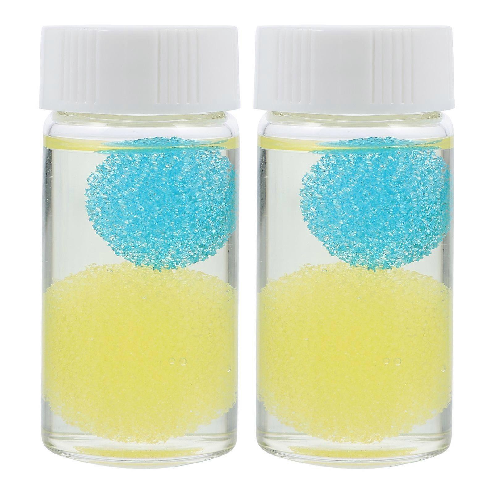 2pcs Portable Cleansers Eyelash Tweezers Cleaning Liquids Salon Using Detergents