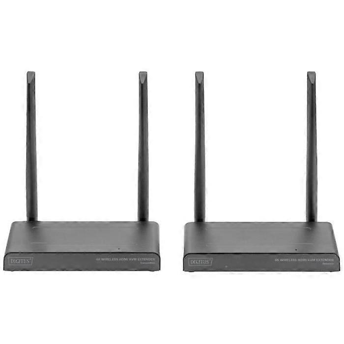 Wireless HDMI KVM Erweiterungskit - Digitus - DS-55328 - 150 m - UHD 4K/30Hz - 4x Multi Viewer