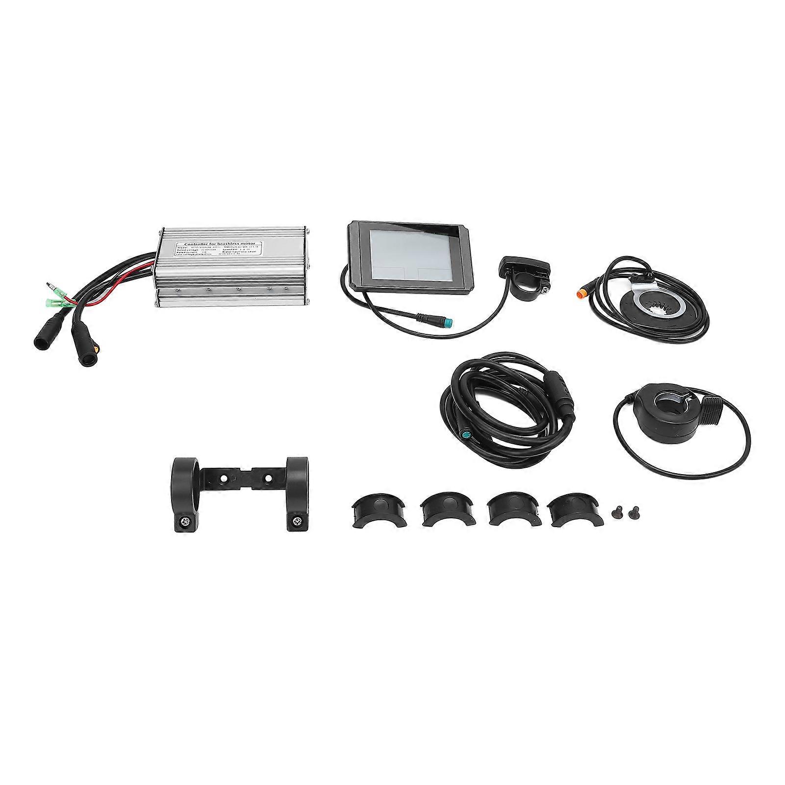 Electric Cycling Controller Kit 15A LCD10H Display Brushless Motor Speed Controller Kit