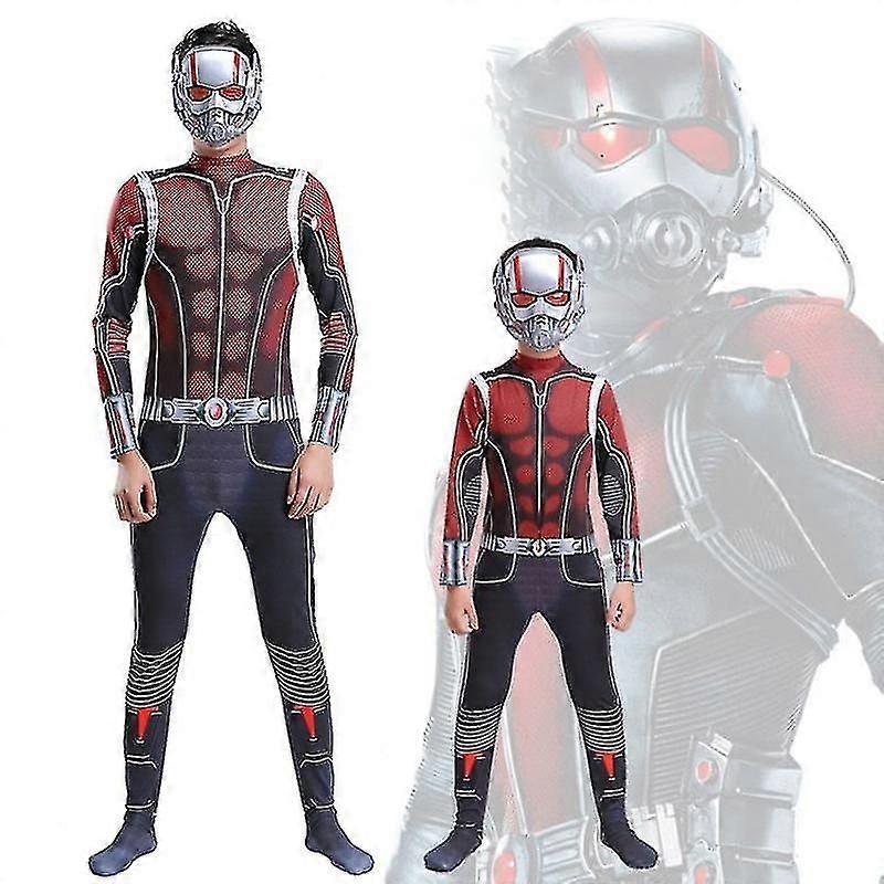 Ant-man Cosplay Kostüm Süper Kahraman Zentai Bodysuit Takım Elbise Tulumları