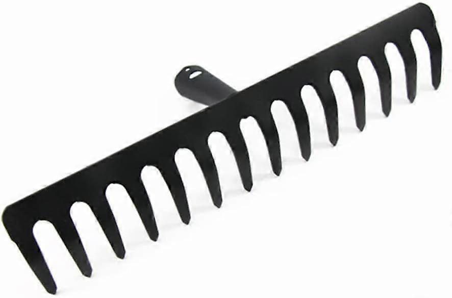 metall hånd rake plen hage rake 14 tenner løs flislagt blader hage jord