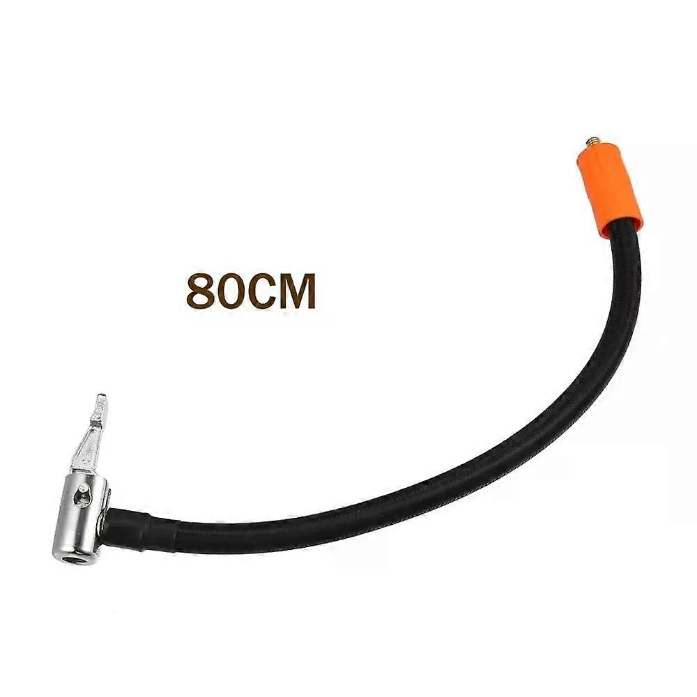 M6 40/60/80CM Locking Air Chuck With Air Hose Standard Tire Valve Fine Thread Inflation Hose Adapter Tire Inflation Pump Hose