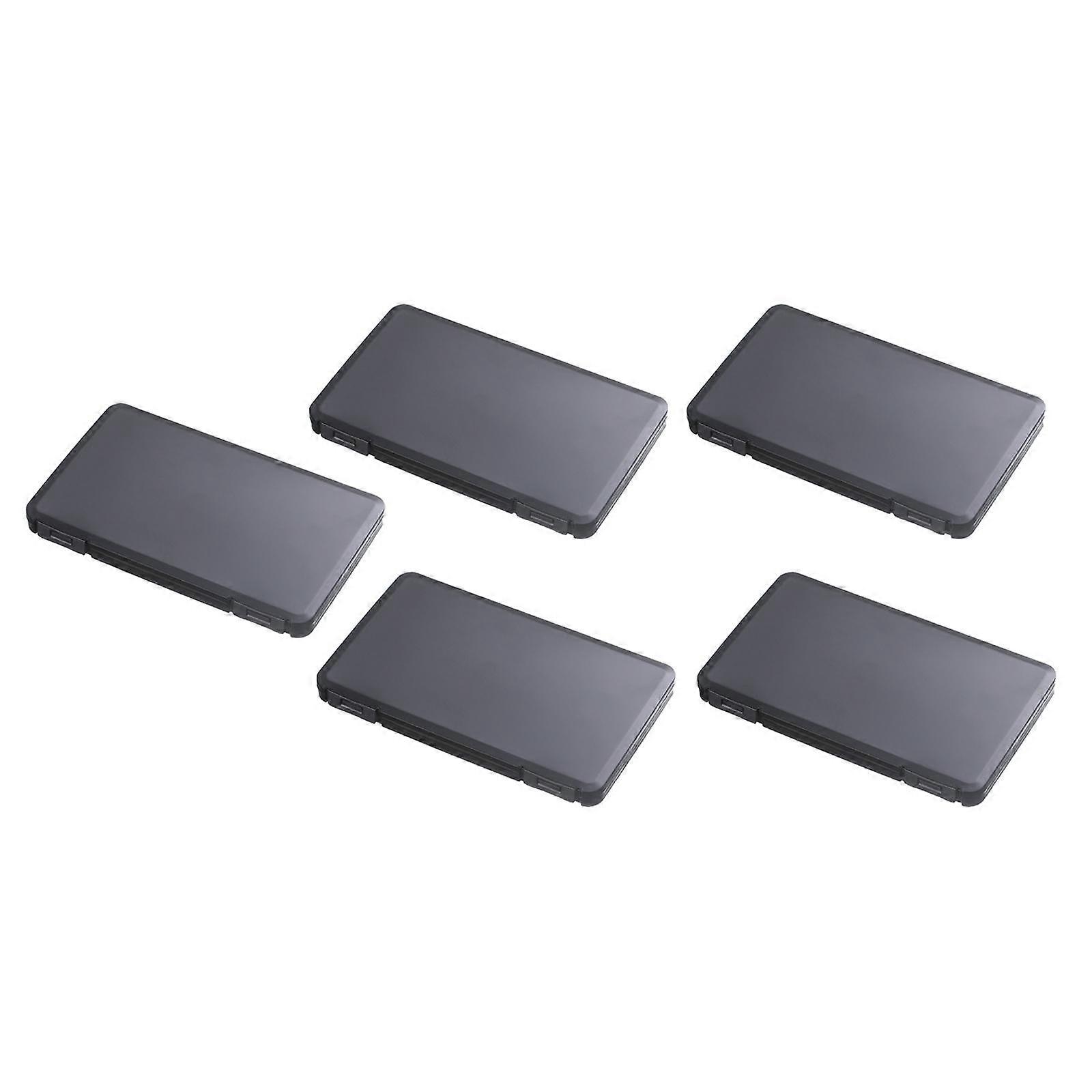 5Pcs Plastic Mask Storage Box Case Organizer Reusable Keeper Folder, Portable