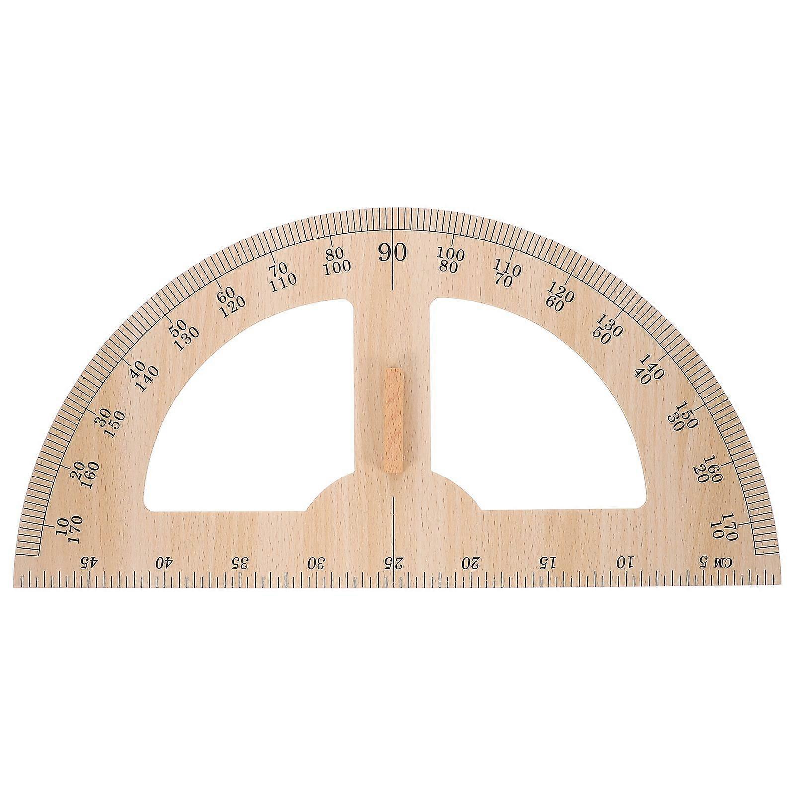 Ruler Teaching Tool Ruler Reusable Wooden Measuring Ruler Wooden Measuring Ruler Teaching Aid Measuring Tool For Teaching