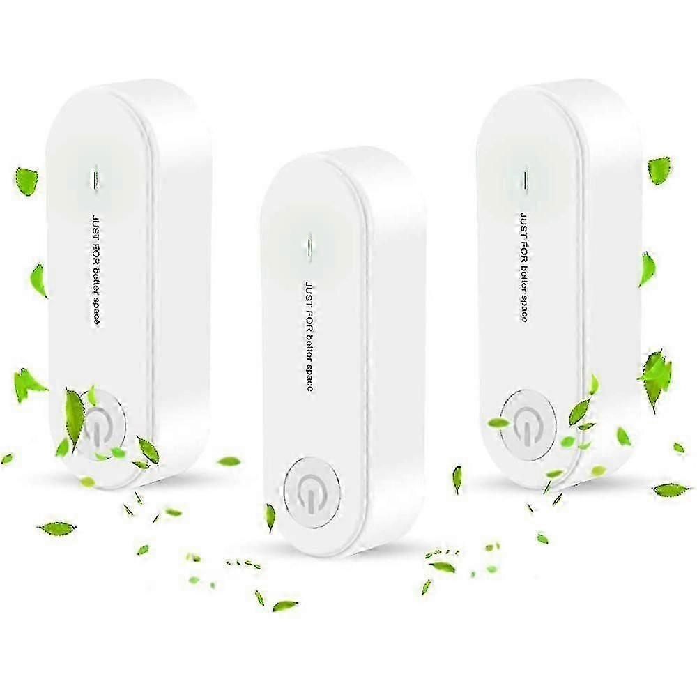 3Pcs Plug-in Air Purifier, Mini Portable Air Purifier, Ion Generator Air Purifier Suitable for Pet