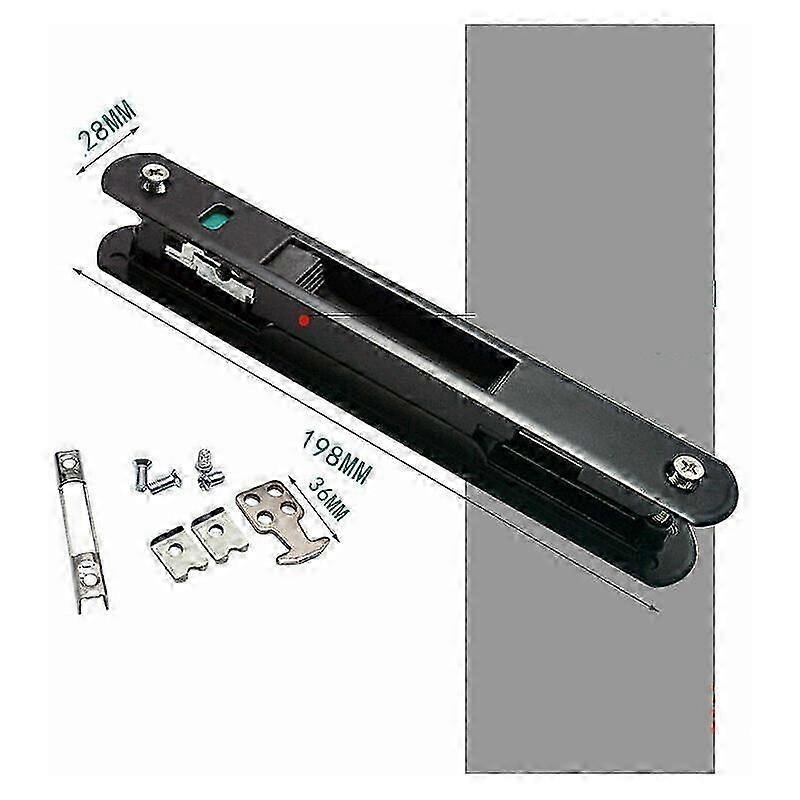 Sliding Bay Latch - Modern Movable Door Window Hook Lock Simple Double Sided Lock for Home Bay Door Lock Sliding Door Latch