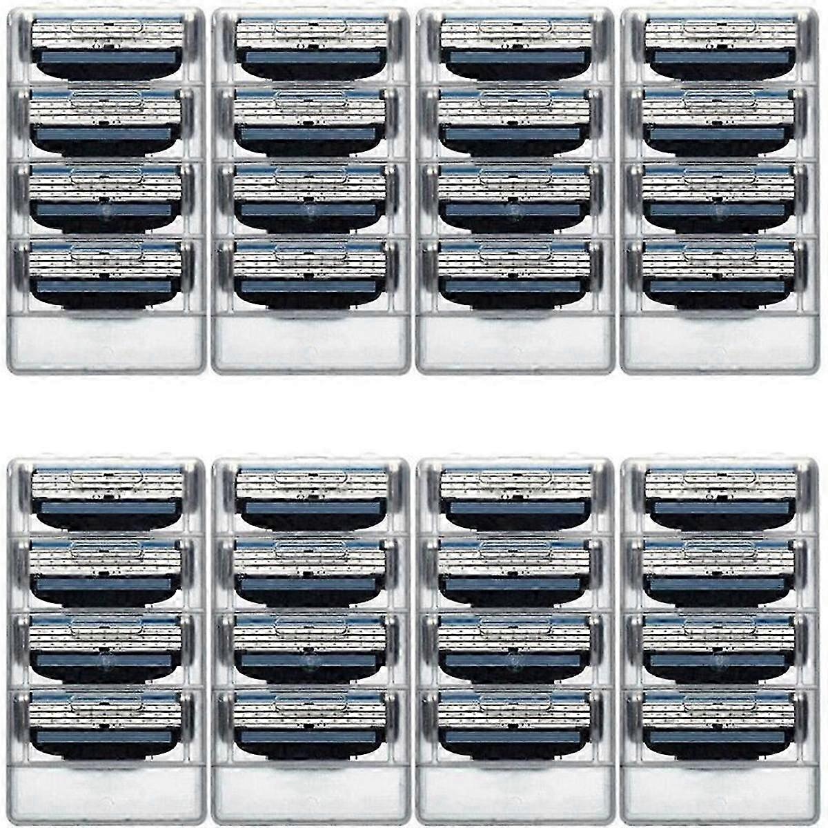 32PCS Scheermesjes Navullingen Handleiding Mach 3 Mesjes Navullingen