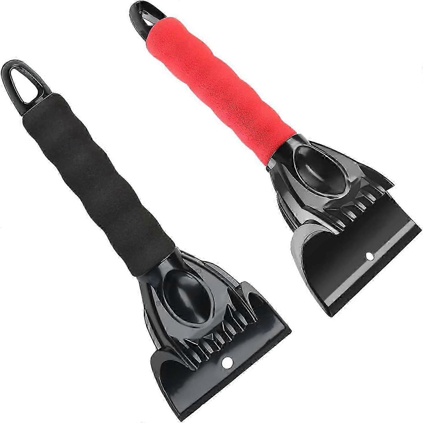 Ice Scraper, 2 Pack Ice Scraper for Cars Windshield, Car Ice Scraper with Soft