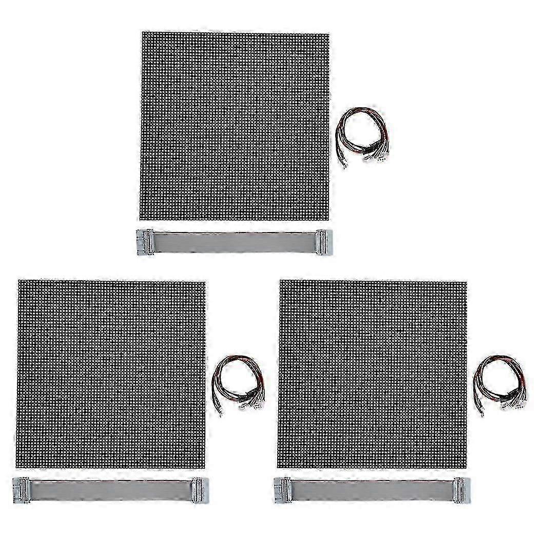 3pcs P3 Full Color Unit Board Indoor Conference Room Large Screen LED Display Module for Electronic Advertising Screens