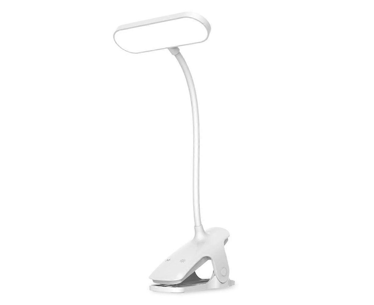 USB Rechargeable Dimmable LED Book Light - Clip-On Reading Lamp for Kids & Adults, Eye-Caring, Flexible Gooseneck