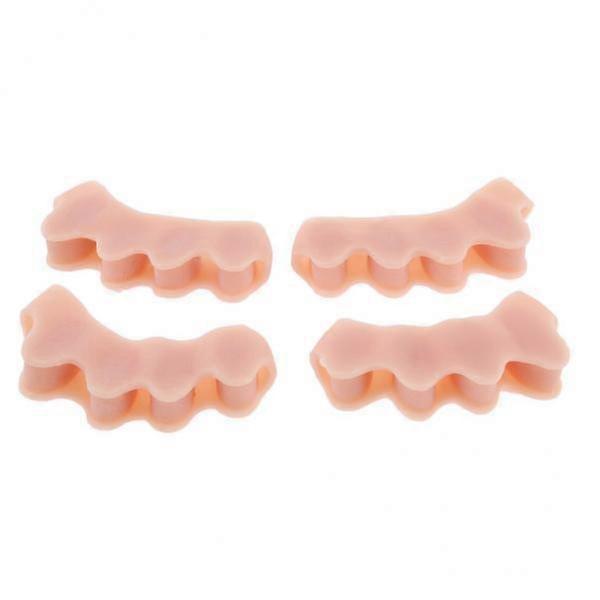 Silicone Toe Spacers for Bunion Relief - Set of 4 Pairs