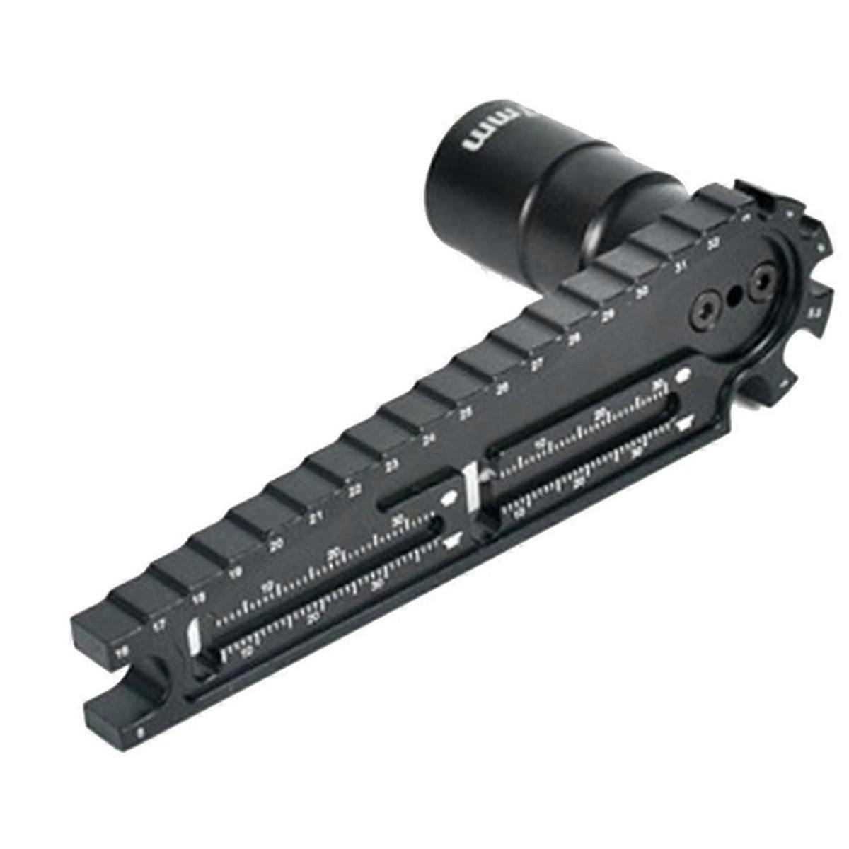 Multifunction 17mm 8mm HEX Nuts Installation Tool Vehicle Height Adjustment Wrench Screw Length Measurement for RC Car