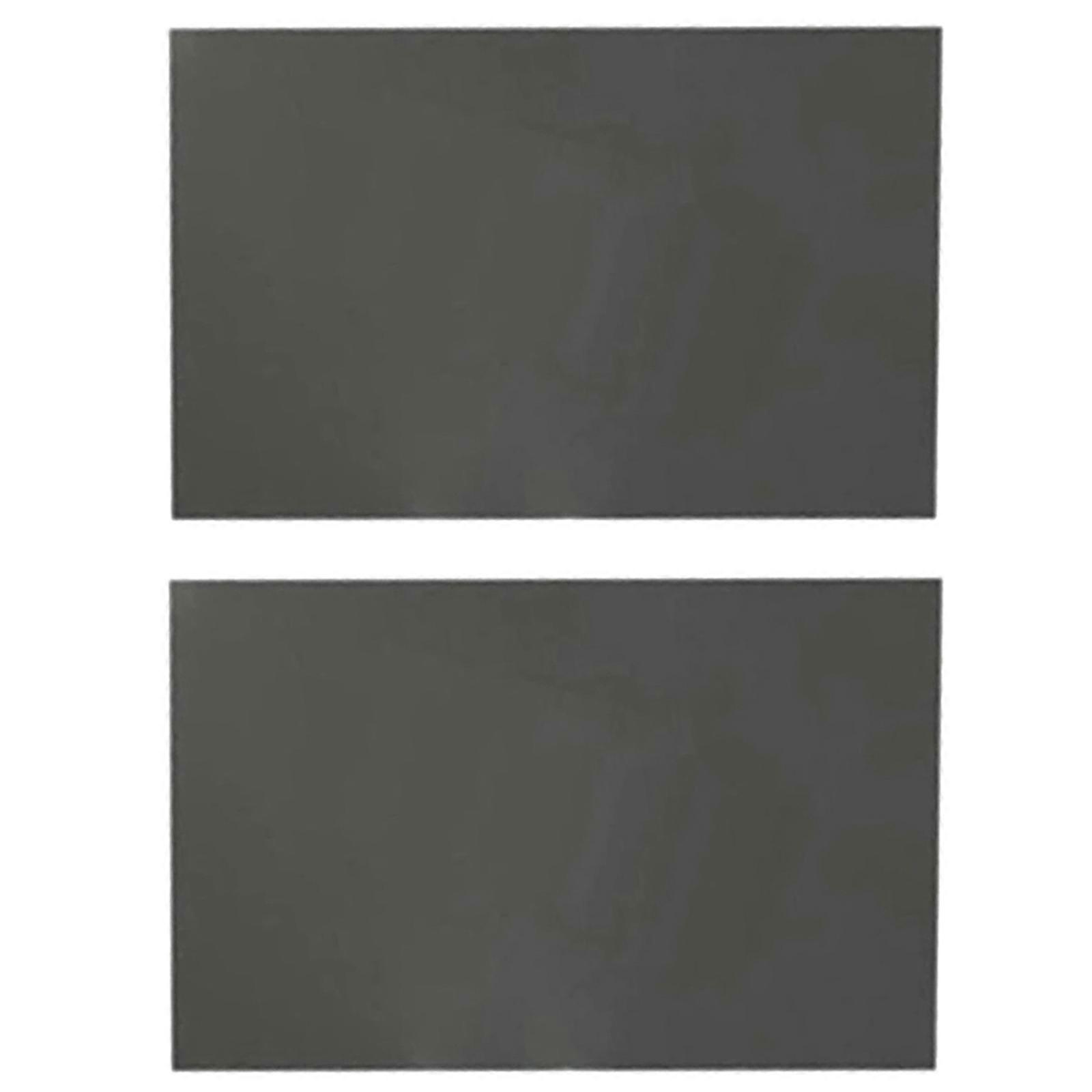 2Pcs Adhesive Polarized Film Sheets Polarizer Linear Polarizing Filter for Screen Repair Educational Physics 2 Pack