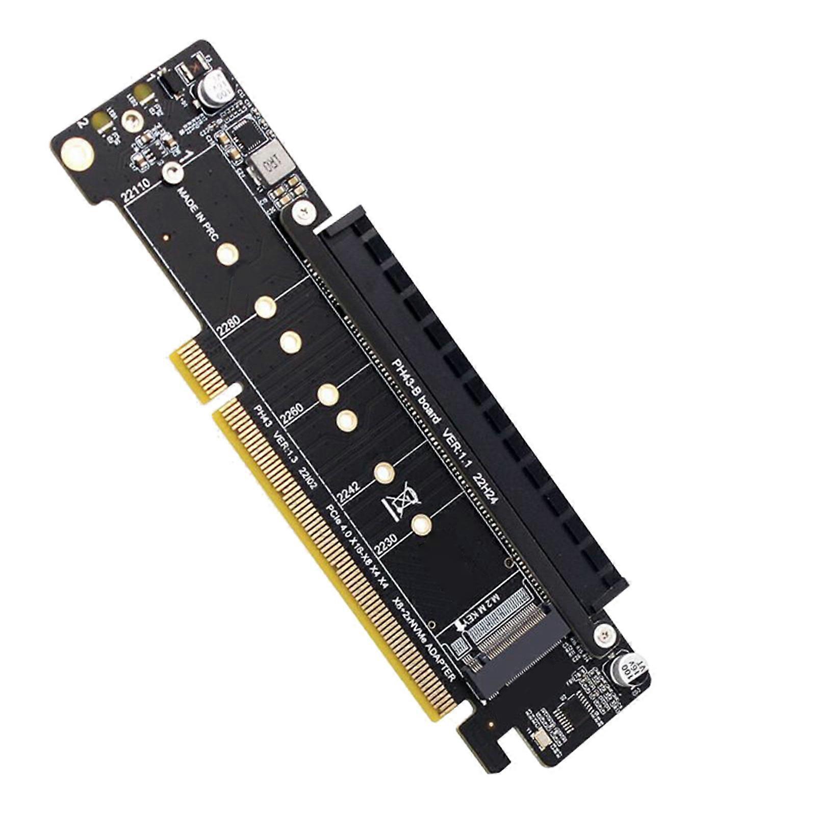Fast Speed PCIE4.0 Lane Splitters Expansion Card 8+4+4 for Computings Needs