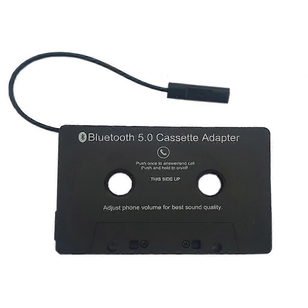 Compact Bluetooth-compatible 5.0 Cassette Player Adapter with Built-in Rechargeable 140mAh Battery Accessories