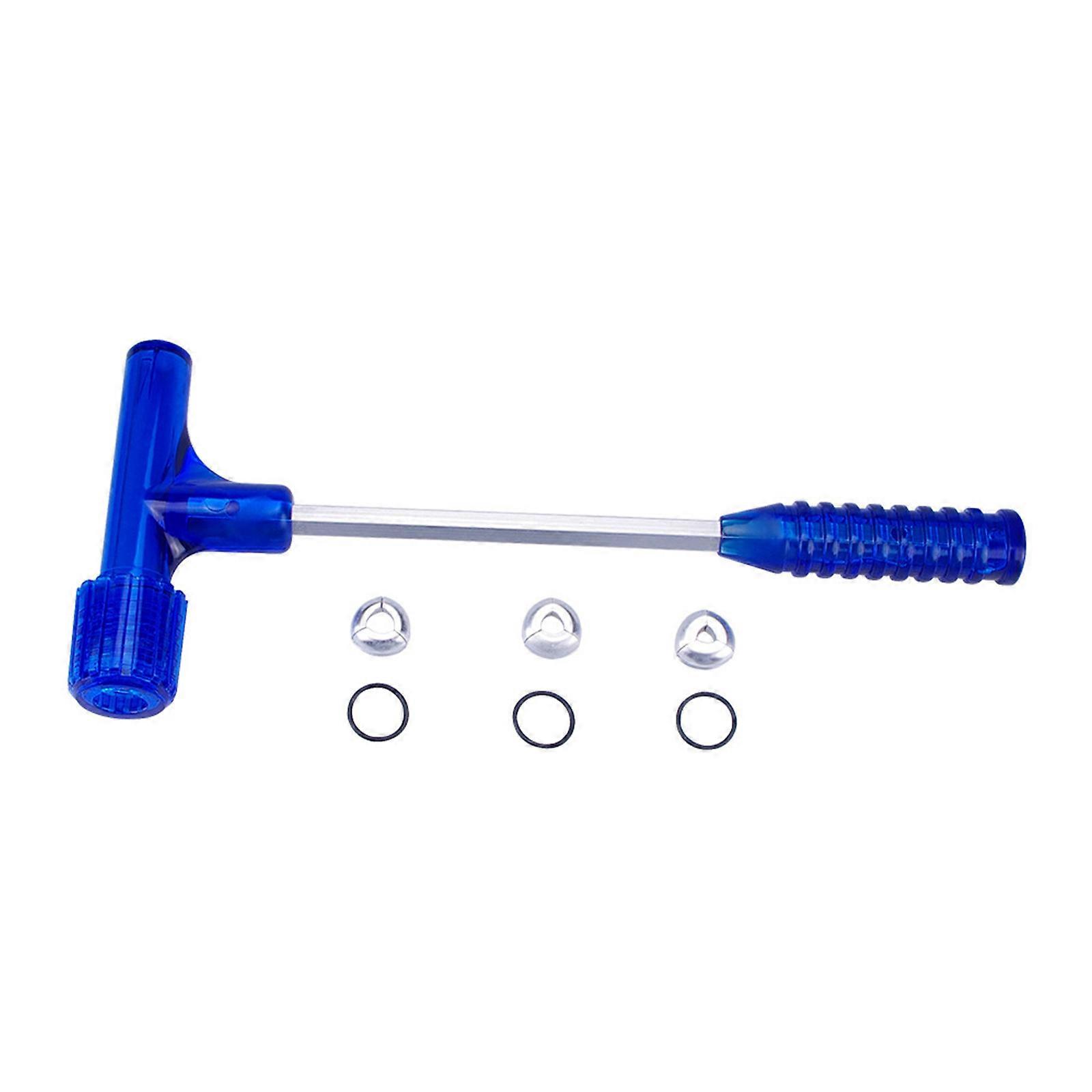 Quick Impact Bullet with Three Sets of Collets Simple to Use Remover Hammer Kit for 0.17 to 50 Caliber Guns Blue