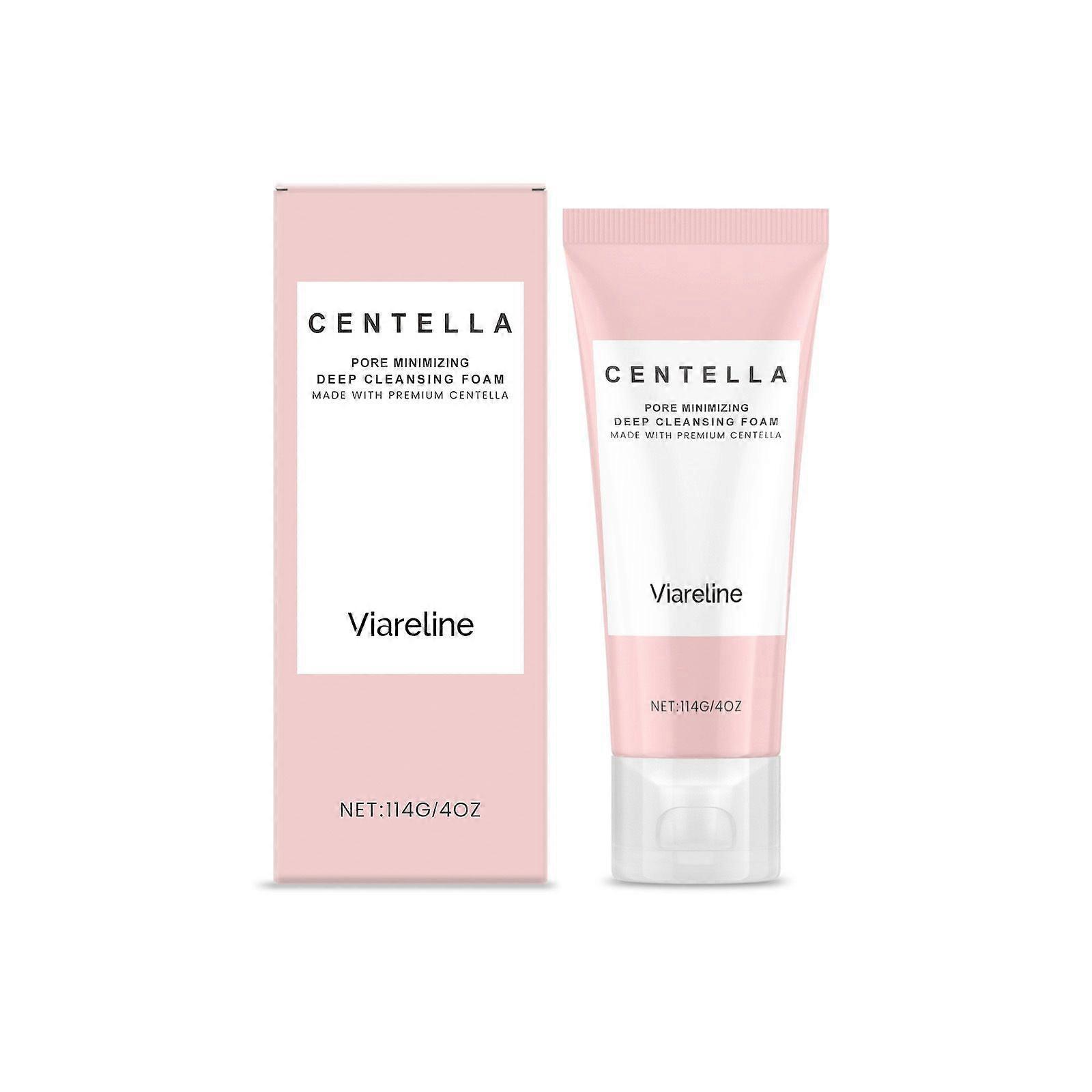 Centella ポレマイジング ディープ クレンジング フォーム、毛穴を詰まらせる破片を取り除き、深い水分補給と穏やかな鎮静、すべての肌タイプに適しています、114G