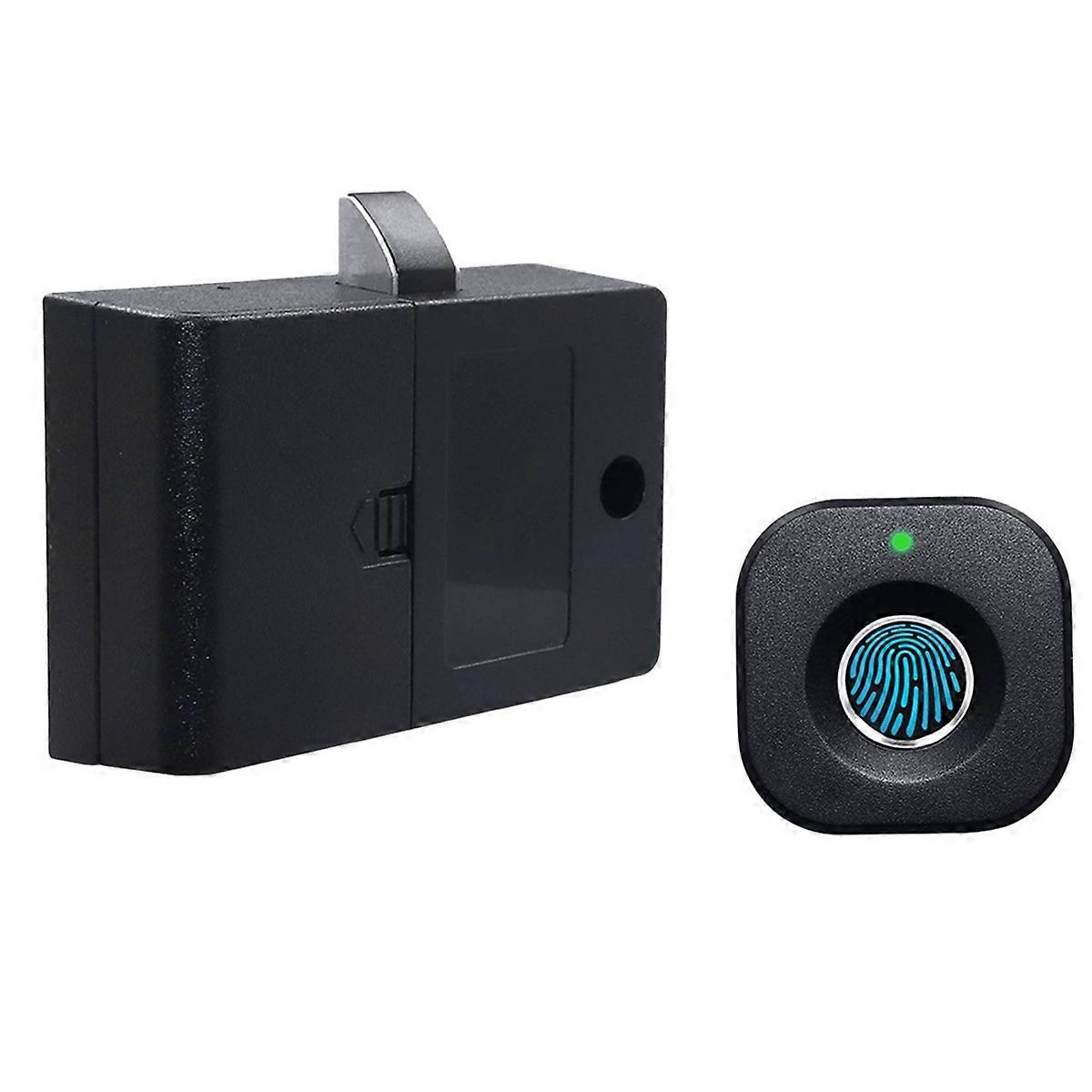 Smart Biometric Cabinet Lock - Keyless Hidden File Drawer Wardrobe Lock for Home Office