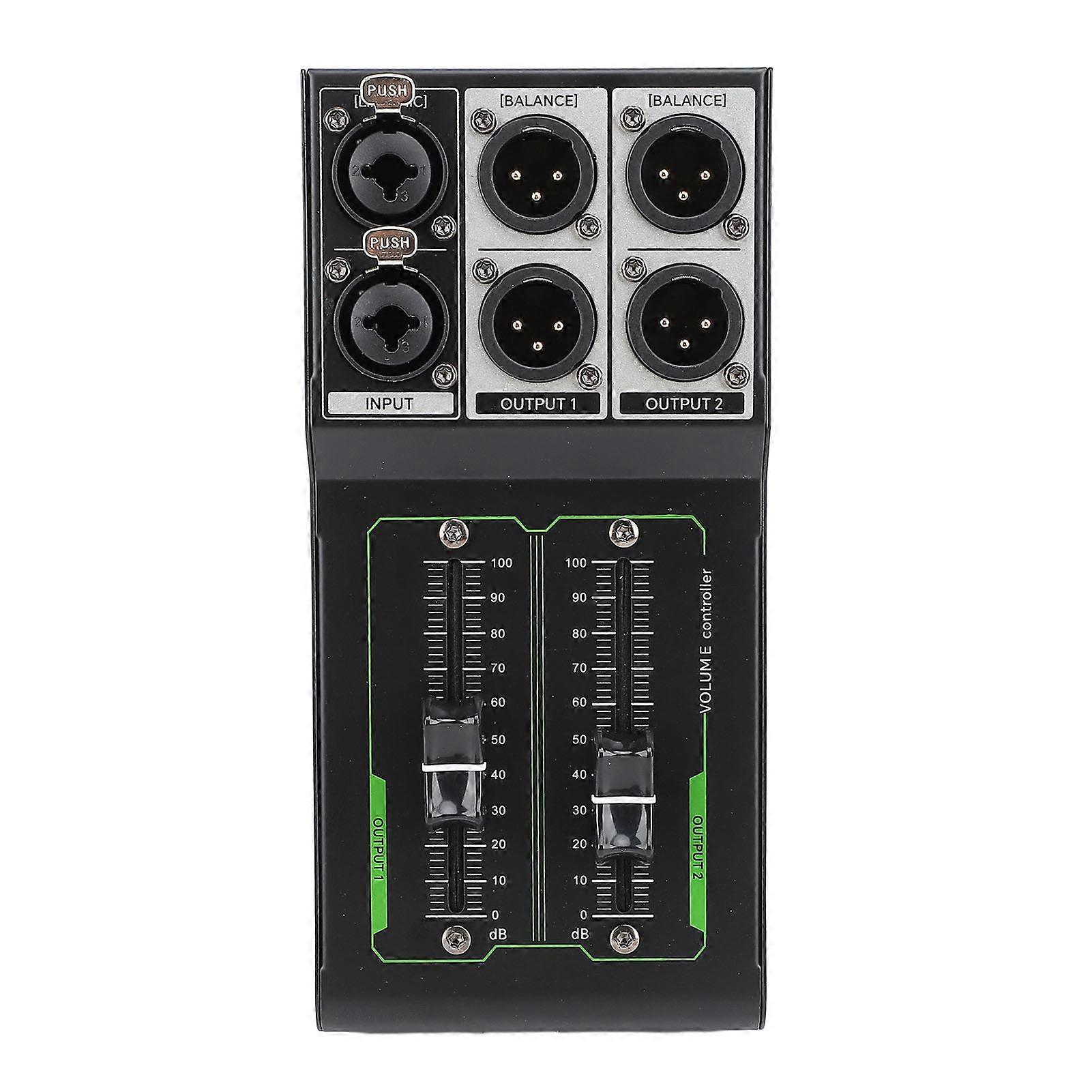 Low Noise Passive Volume Controller - Aluminum Sound Level Adjuster for Studio & Live Use