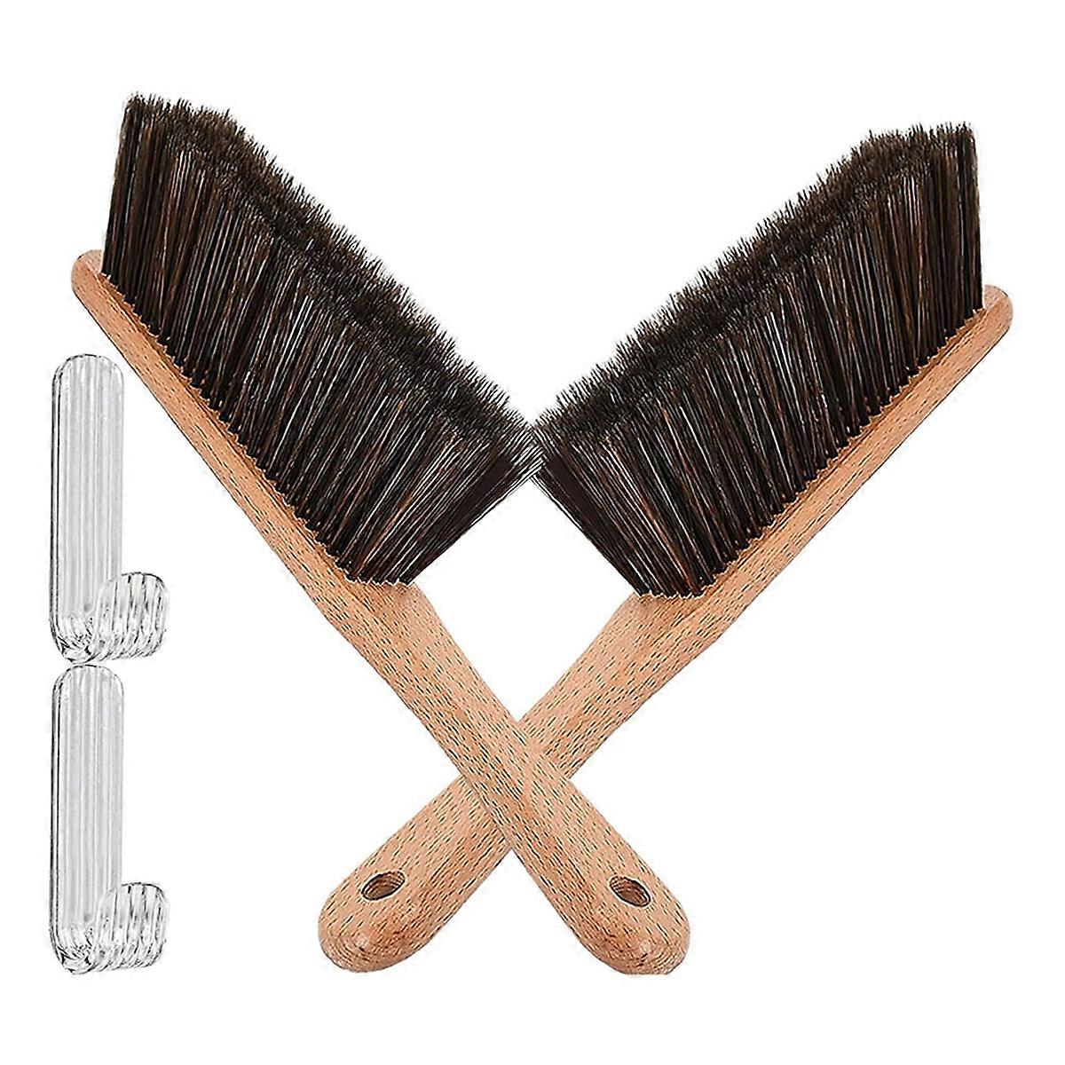 2PCS Anti-Scratchlarge Hand Broom Brush for Dust and Debris Sand