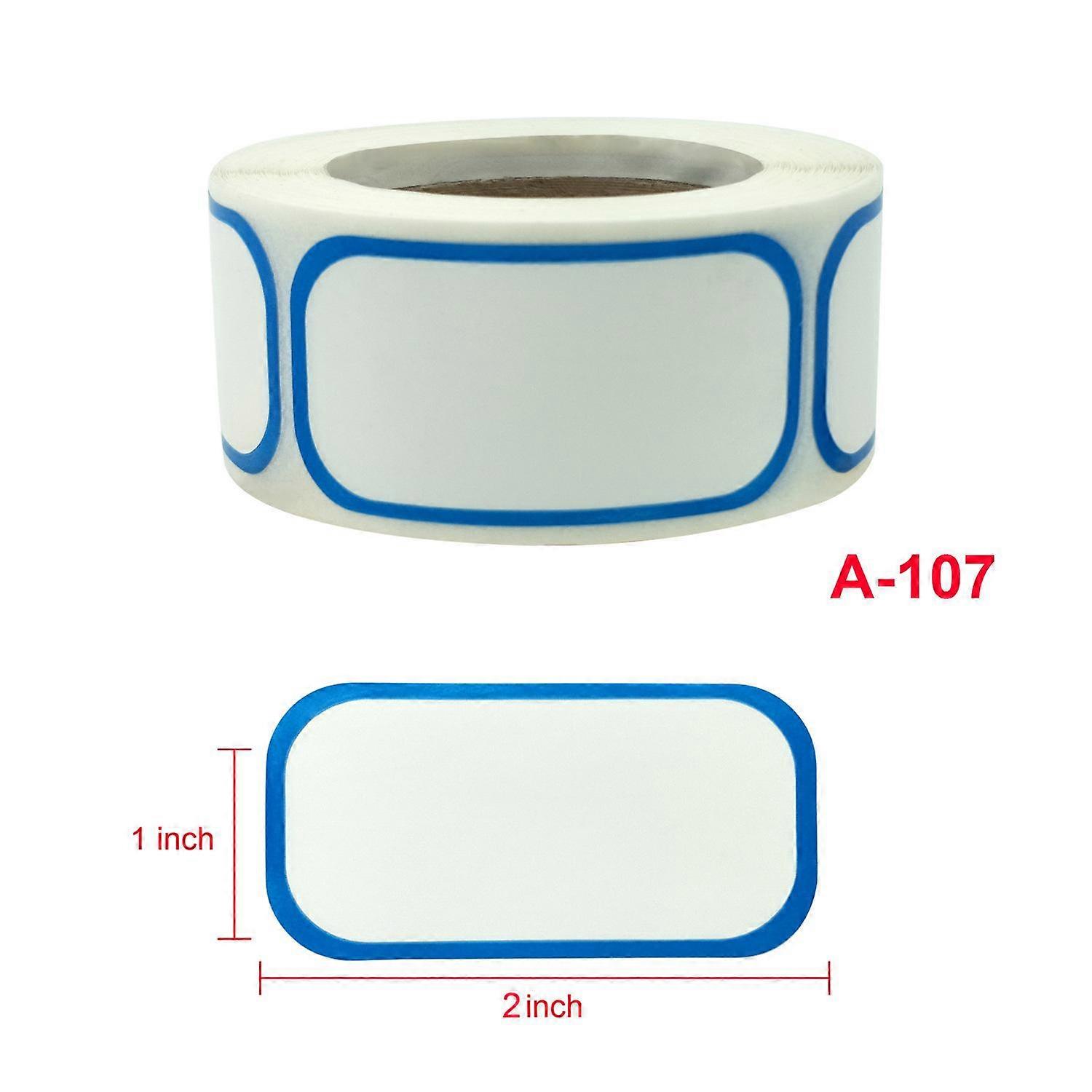 300pcs /Pack White Self Adhesive Stickers Labels Name Sticker Household Classification Mark Sticker Seasoning Bottle Sticker