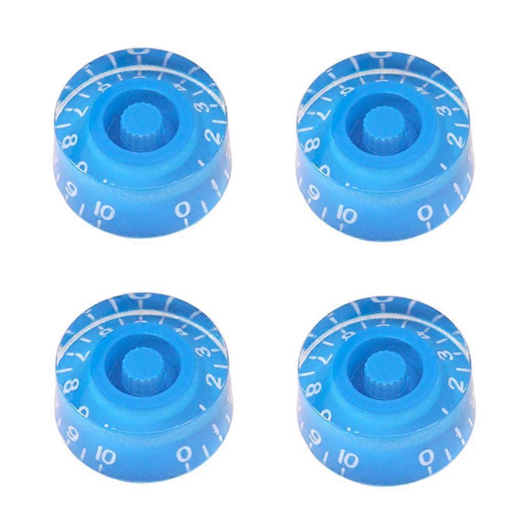 4Pcs Guitar Potentiometer Bass Effect Button Knobs Turning Knobs Bass Knobs Set