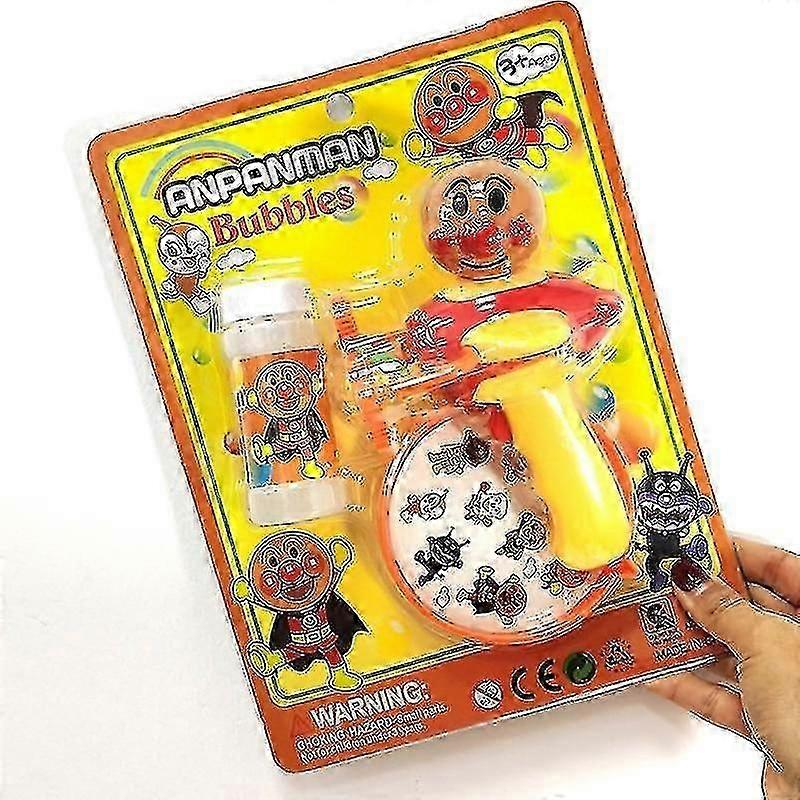 Bubble Blowing Toys Electric Music Light Bubble Machine Anpanman Soap Machine Bubble Maker Outdoor Toys