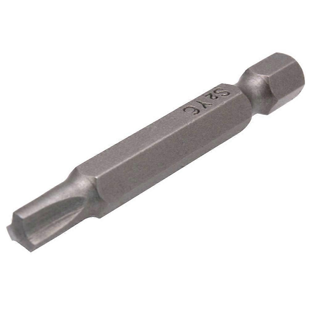 Magnetic Triangle Head Screwdriver Bits for Repair Use Set of 4 Pieces Silver Color