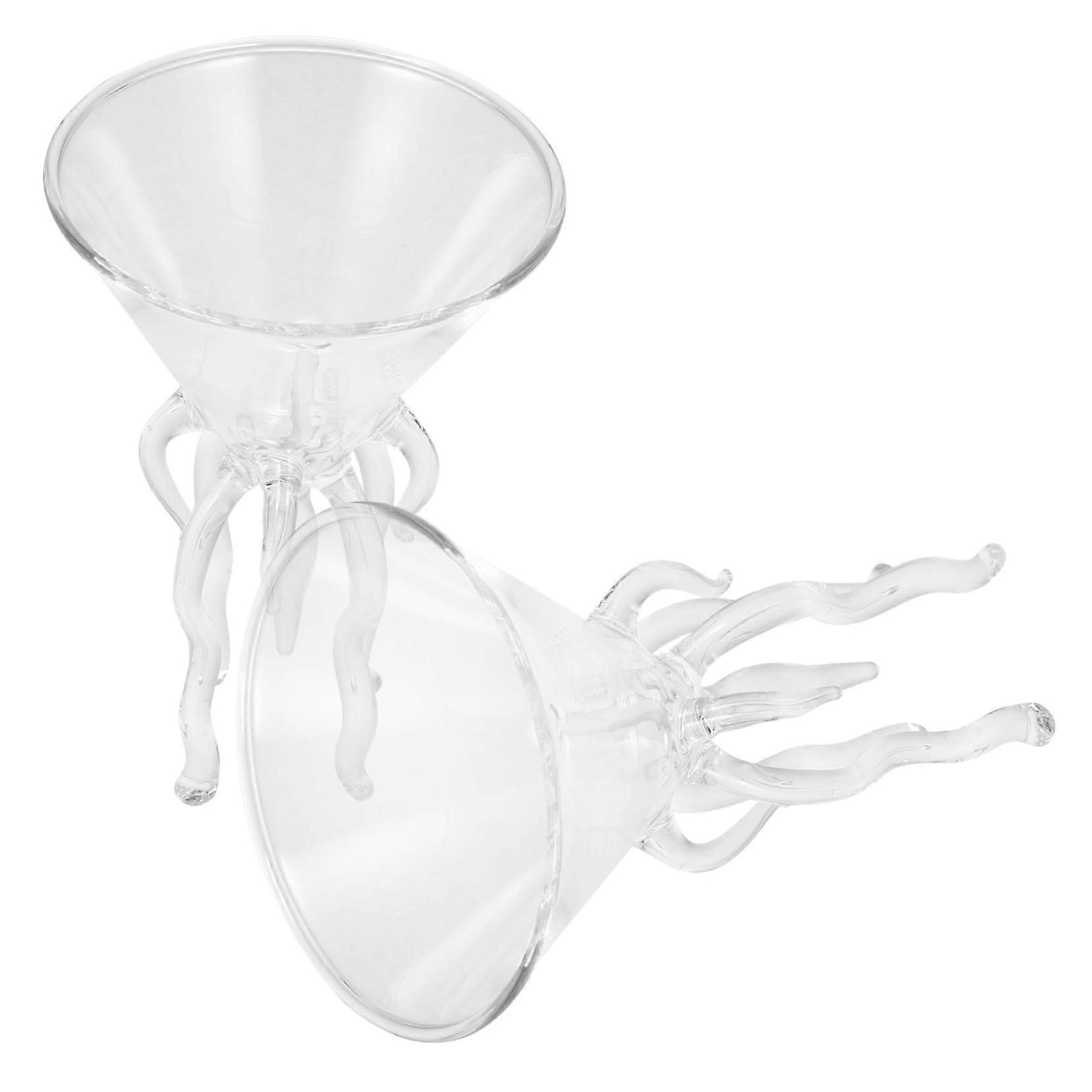 Set of 2 Toast Glasses for Cocktails and Drinks, Stylish Party Glasses, Robust and Elegant Design for Celebrations