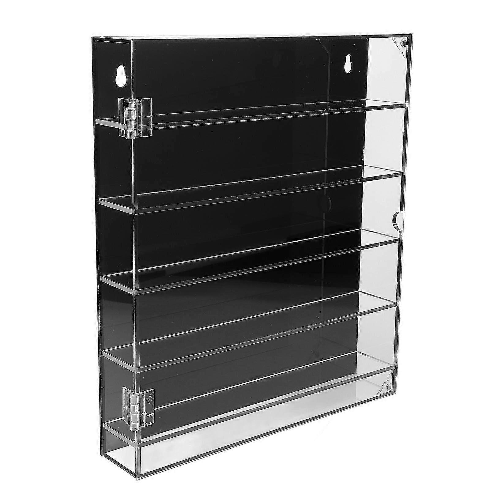 Wall-Mountable & Tabletop Acrylic Display Cabinet for Toy Car Models, Multi-Layer Storage Case