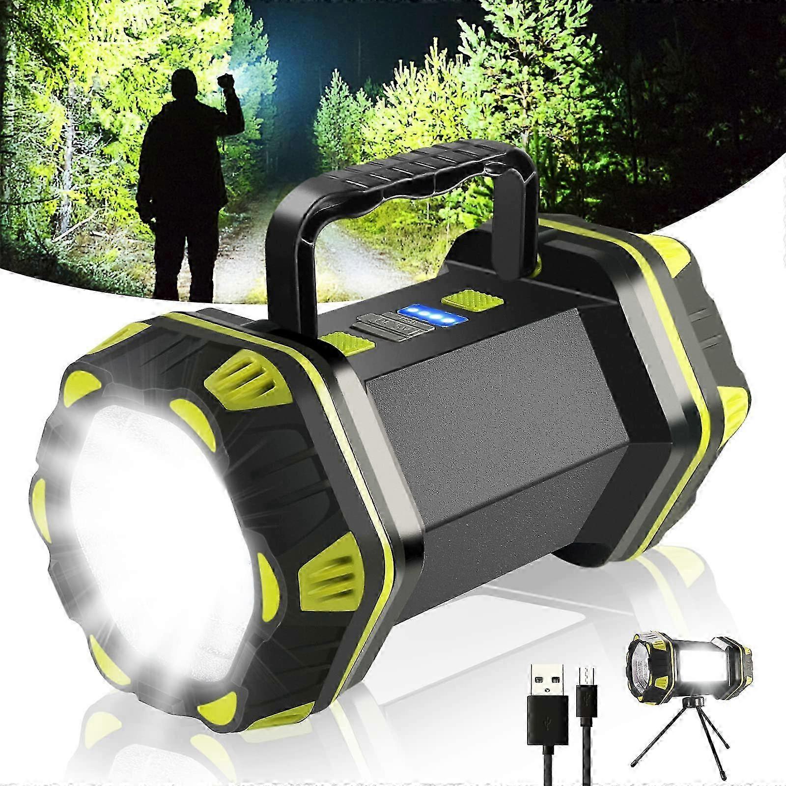 Rechargeable Super Glossy LED Camping Flashlight for Emergency Light Situations and Outdoor Adventures