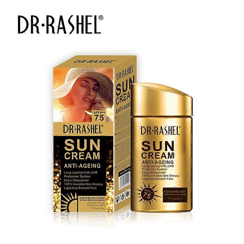 Anti Aging Sunscreen SPF 75 for Face & Body, Sun Screen Protector, Waterproof & Non Greasy & Lightweight Moisture Sunscreen Lotion, Beach Essentials f