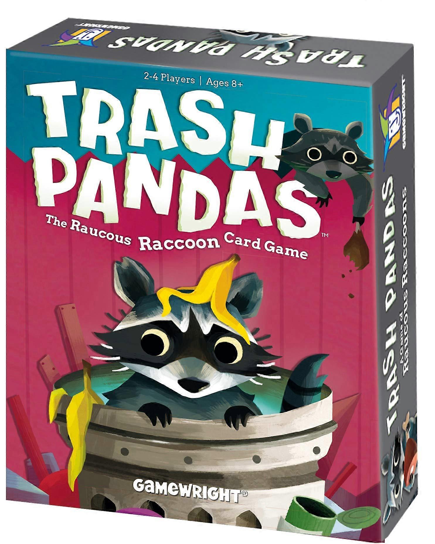 Gamewright | Trash Pandas | Miniature Game | Ages 8+ | 2-4 Players | 20 Minutes Playing Time
