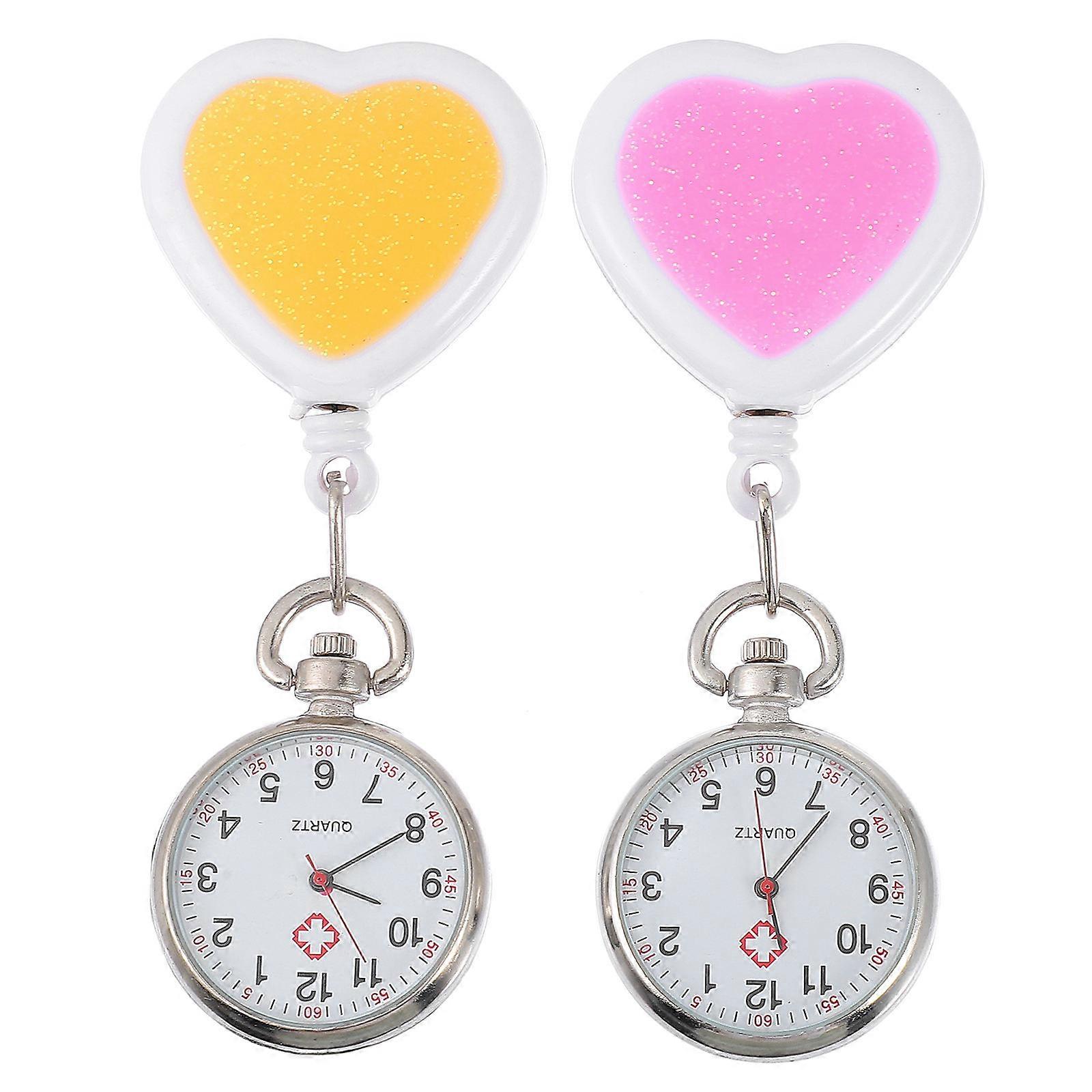 Student Pocket Watch Women, Compact Size with Decorative Effect