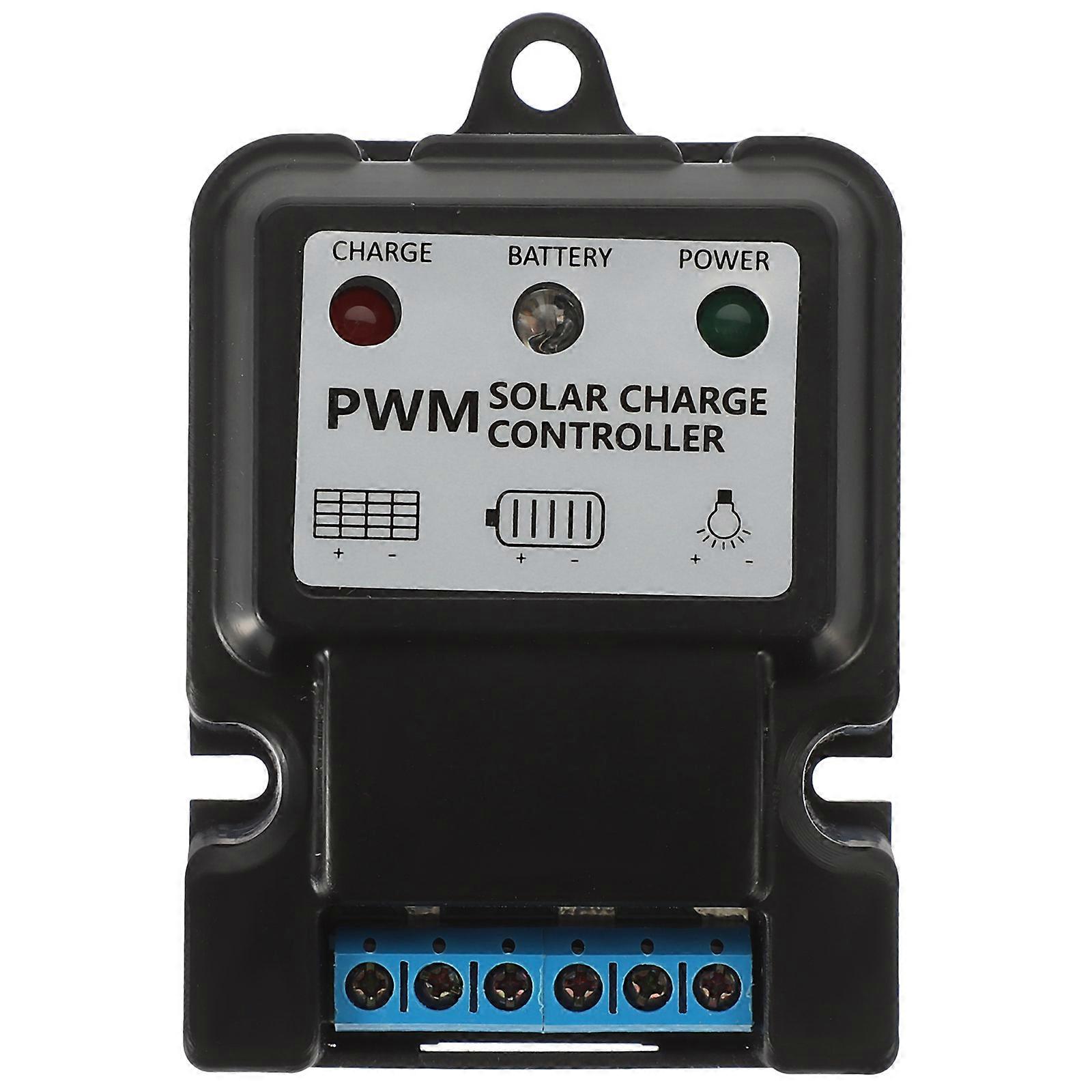 Solar Power Charge Controller Featuring LED Indicator and Adjustable Discharge