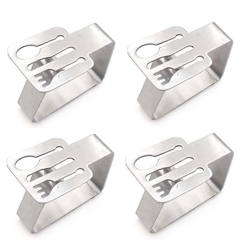 Tablecloth clips stainless steel holder for restaurant parties 4pcs/set