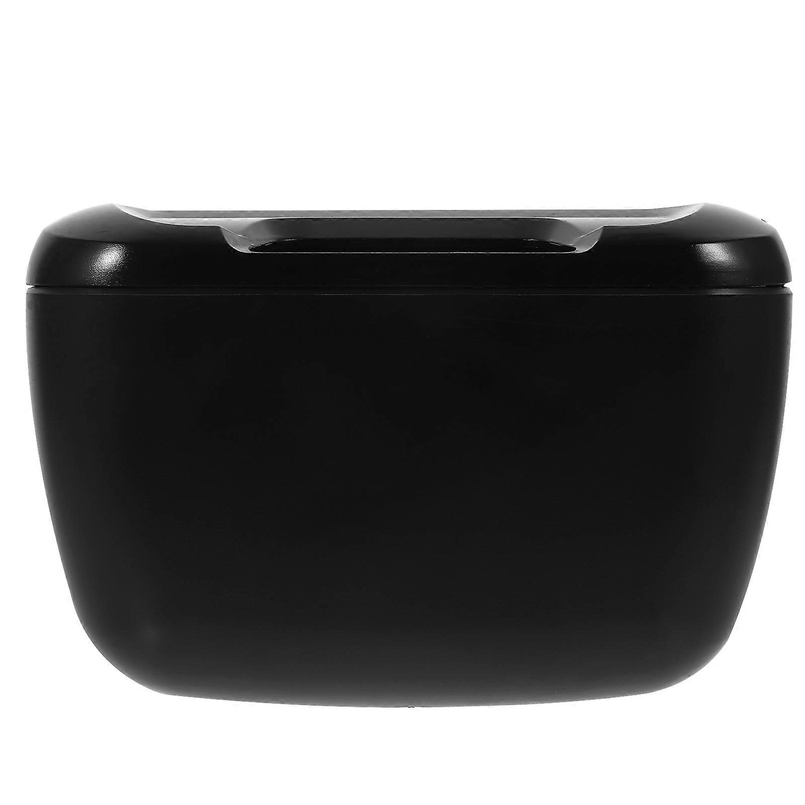 Car Mini Garbage Bin Rectangular Plastic Storage Bag Traveling 18x12x5.5cm 1Pcs