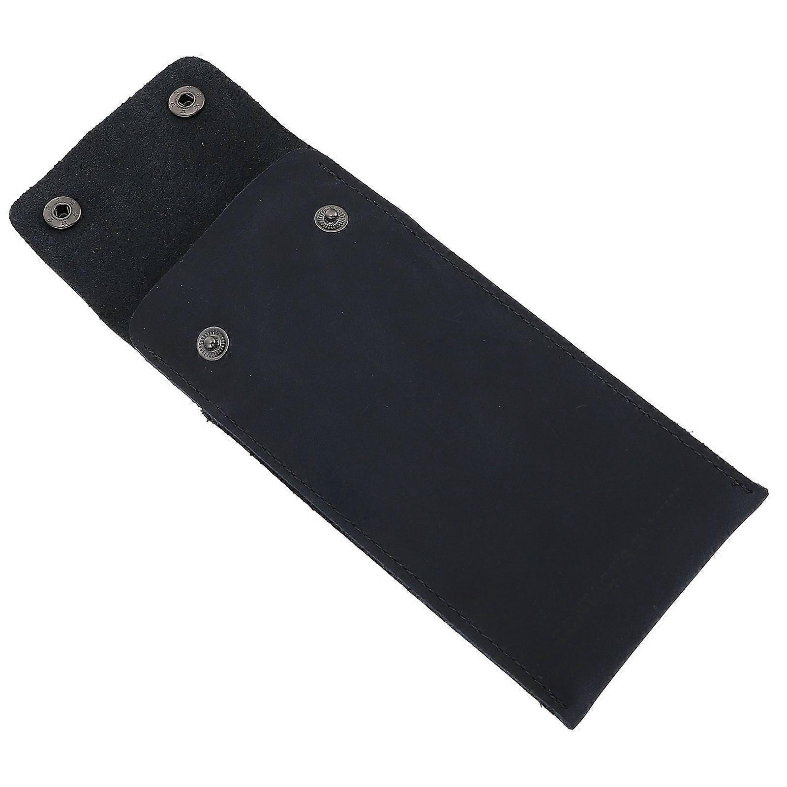 Elegant Retro Watch Protector in Genuine for Travel and Home Use Blue Compact Size