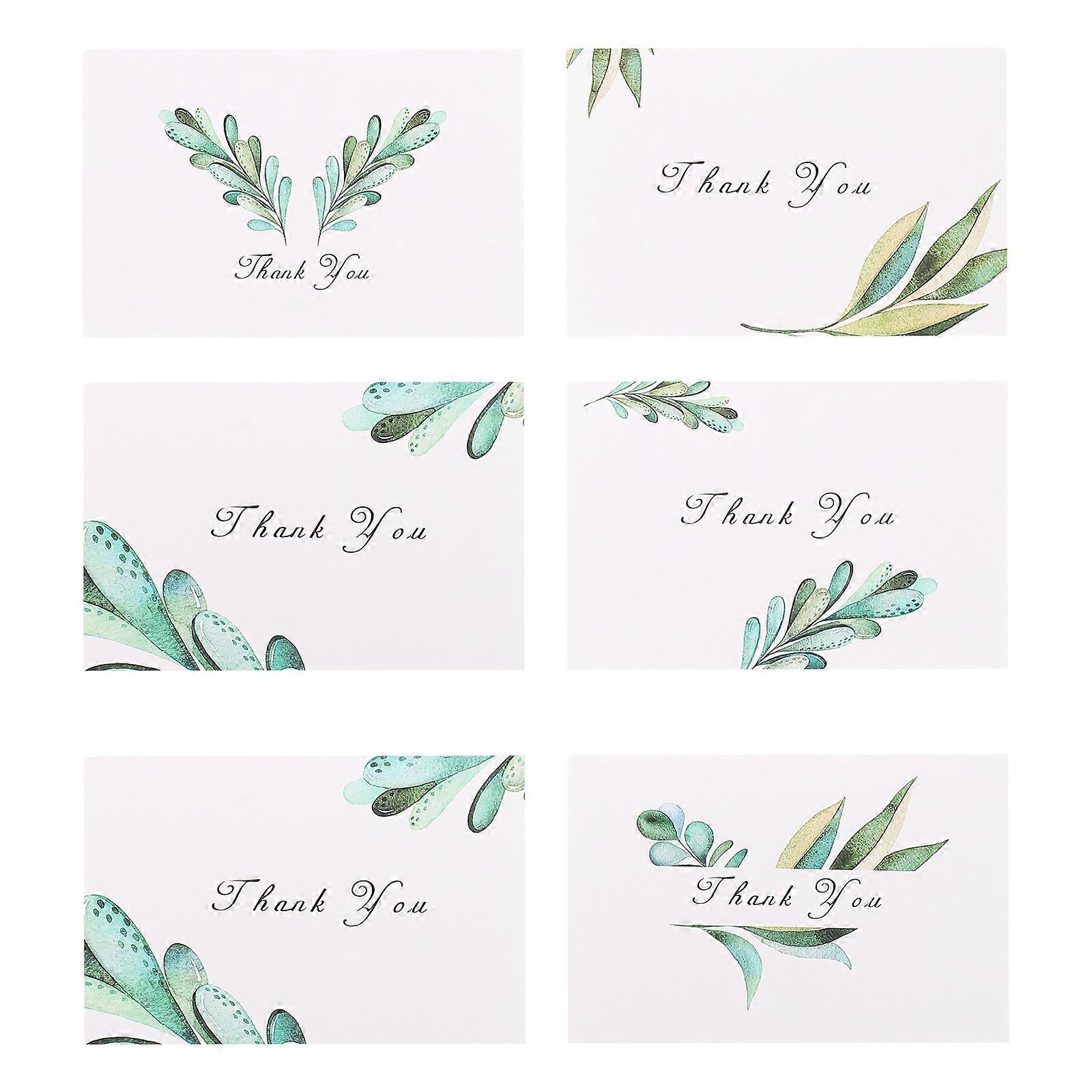 Thank You Greeting Cards Birthday Blessing Cards Paper Rectangular Express Greetings 24Pack For Festivals