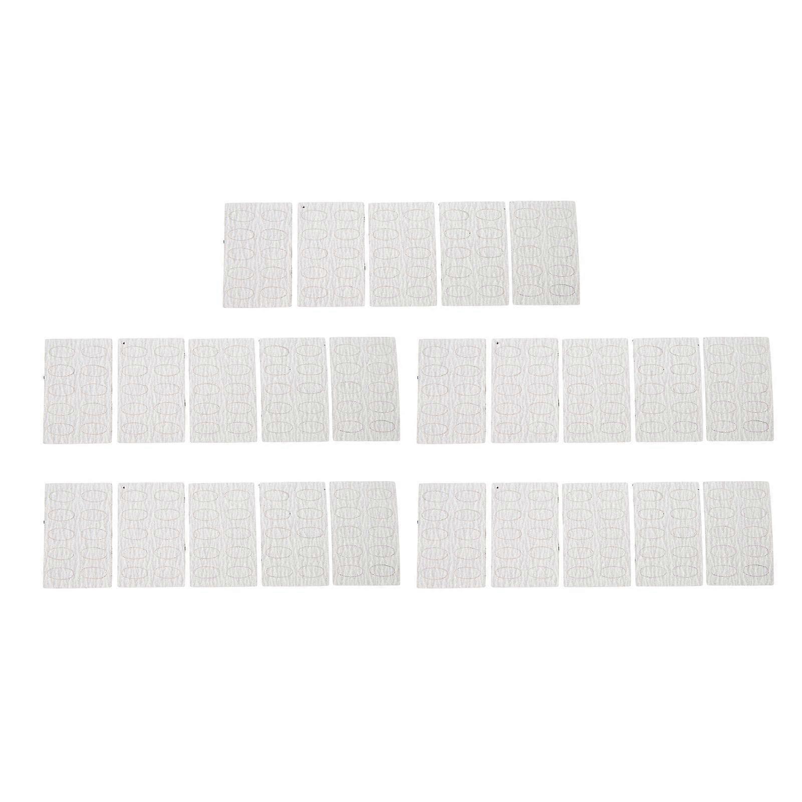 2025 Latest Model 50pcs 240 Grit Nail Cuticle Pusher Sandpaper Self Adhesive D...