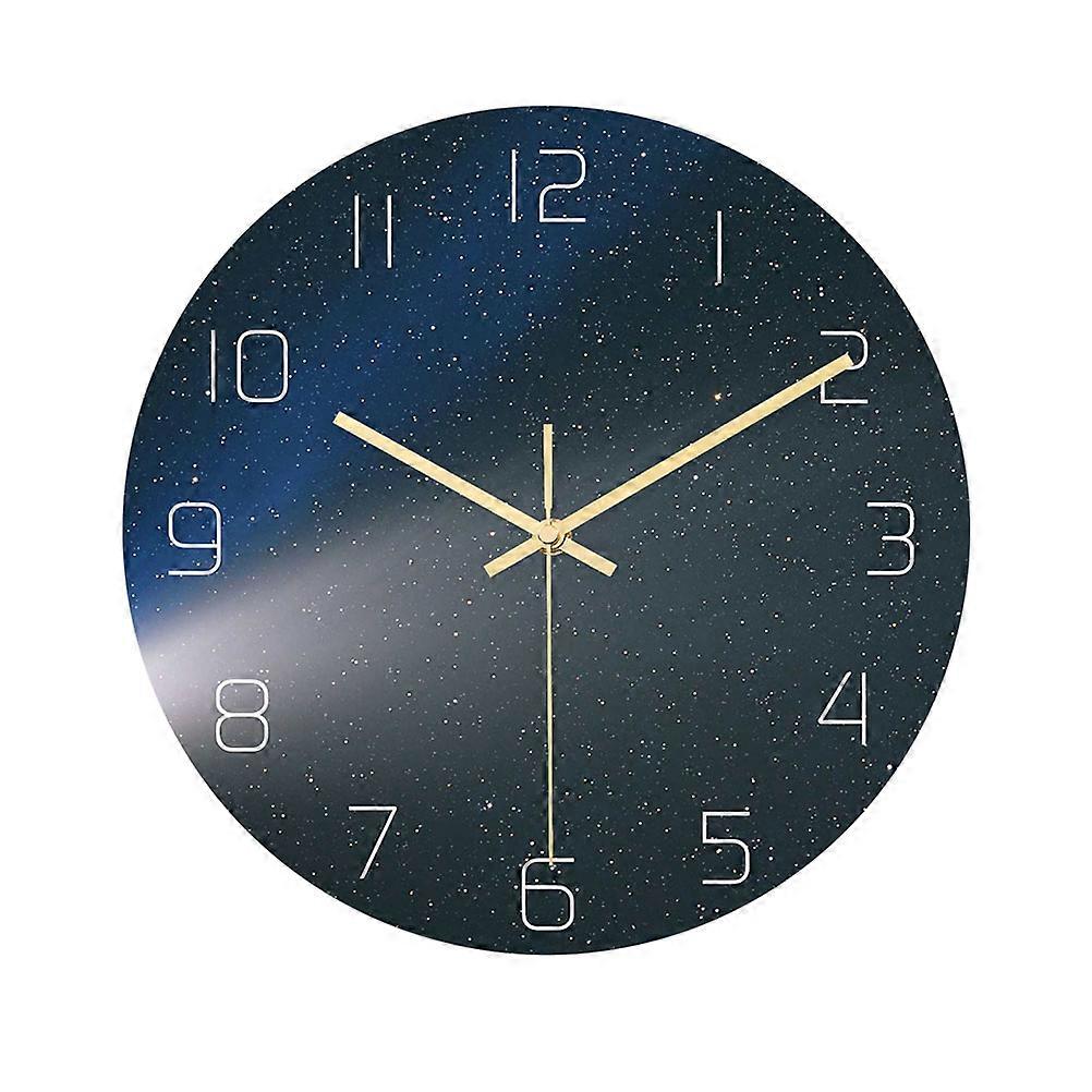 Unique Wall Clock Pattern Acrylic Material Silent Movement Without Battery 1Set
