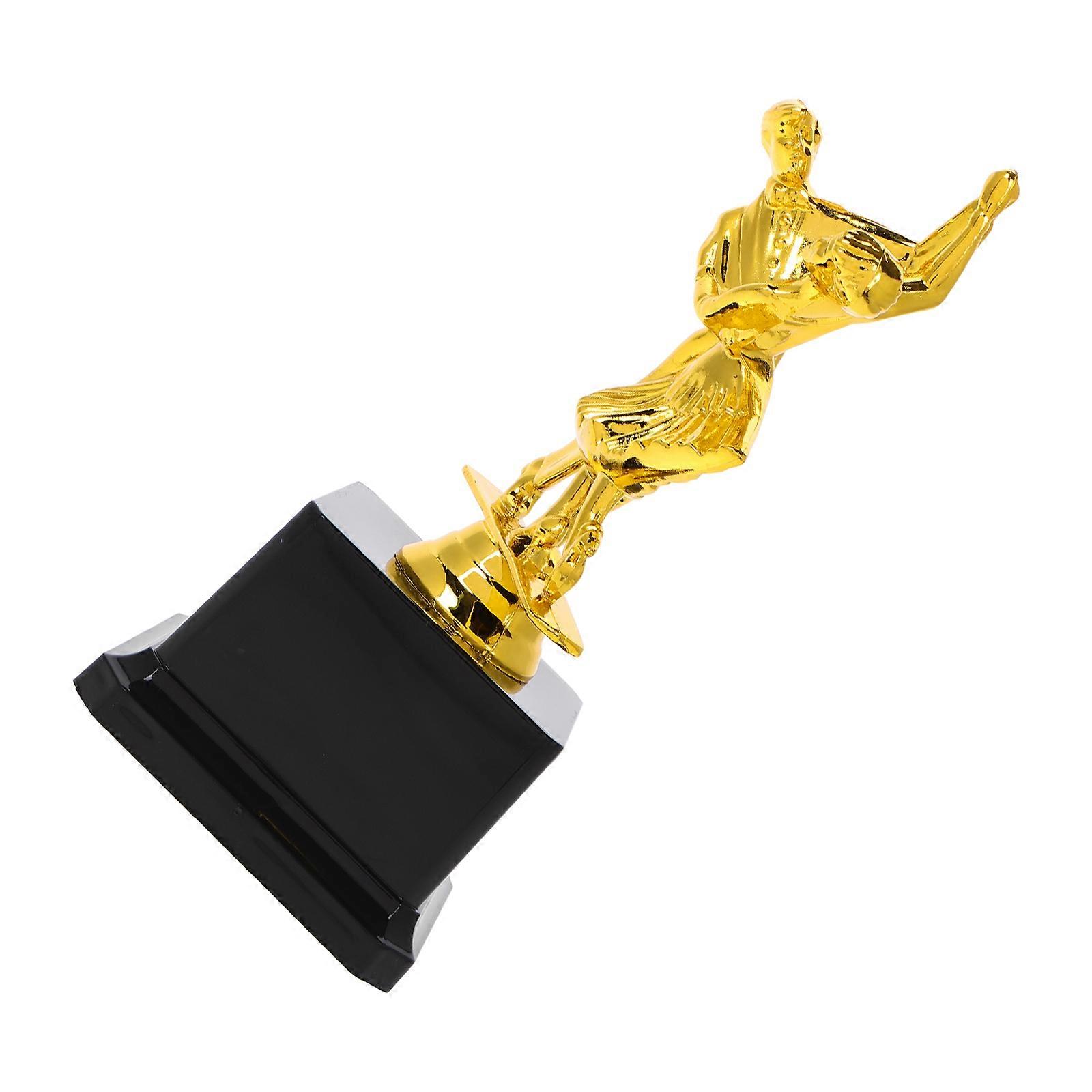 Participation Trophy Plastic Dance Trophy for Student Awards and Dancer Winners Creative Design 17.80X7.60X7.60CM 1Pack