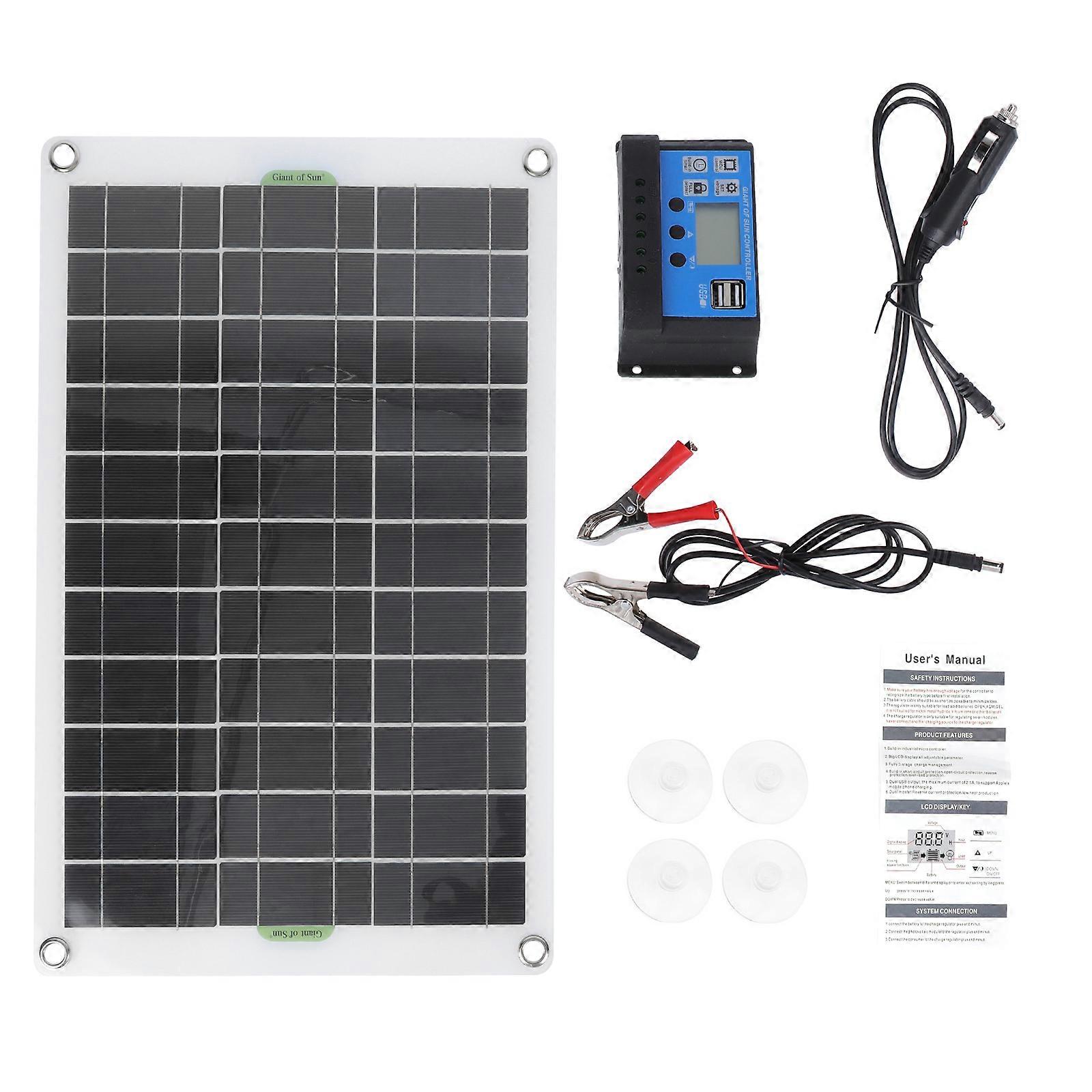 Emergency Solar Power Solar Panel Charger for Outdoor Enthusiasts Moisture Proof 16.5X10.6X0.1in 1Set
