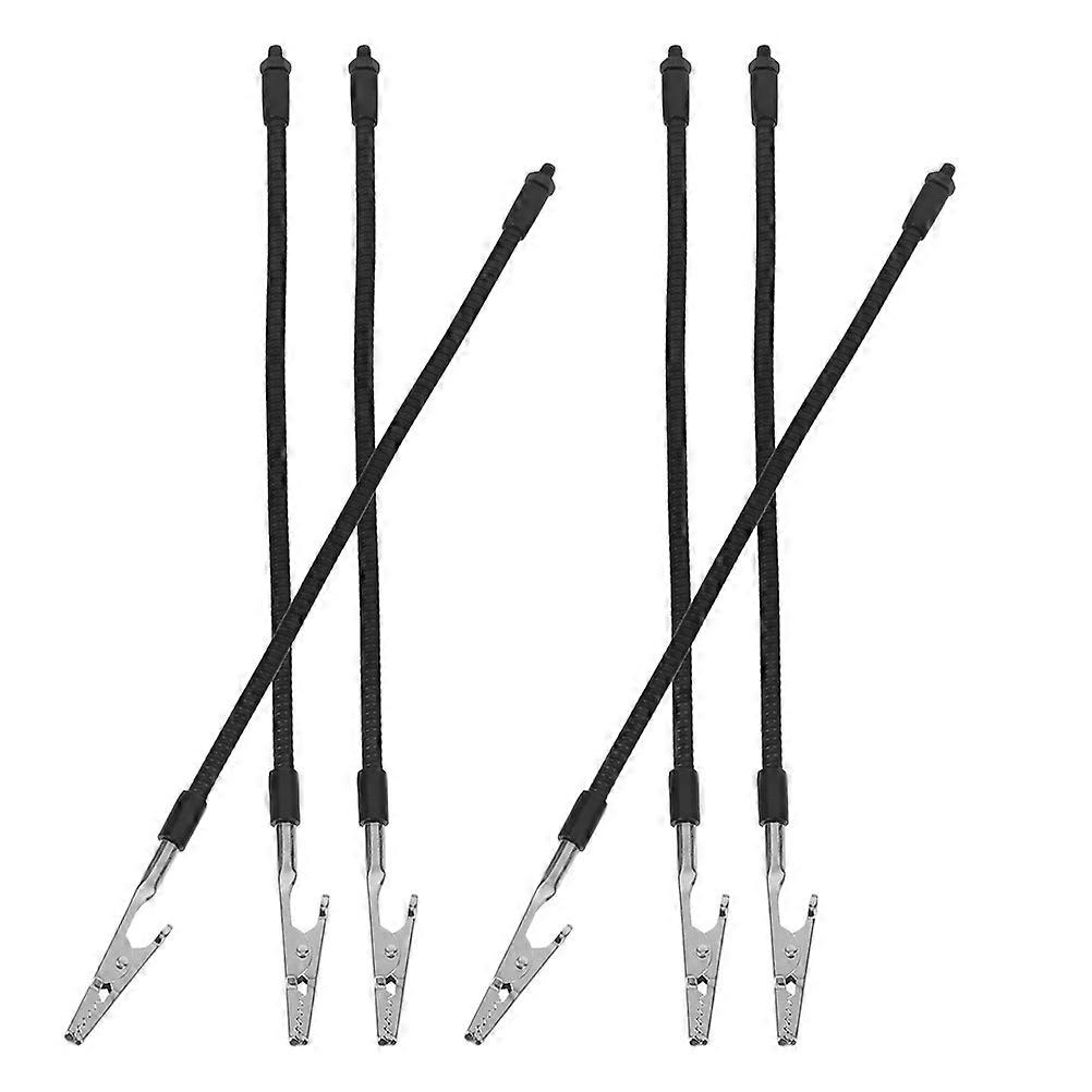 6pcs Soldering Fixtures with Clips, Iron Wire Clamps, Helping Hands Station for Welding, Electrical Work, and PCB Repair