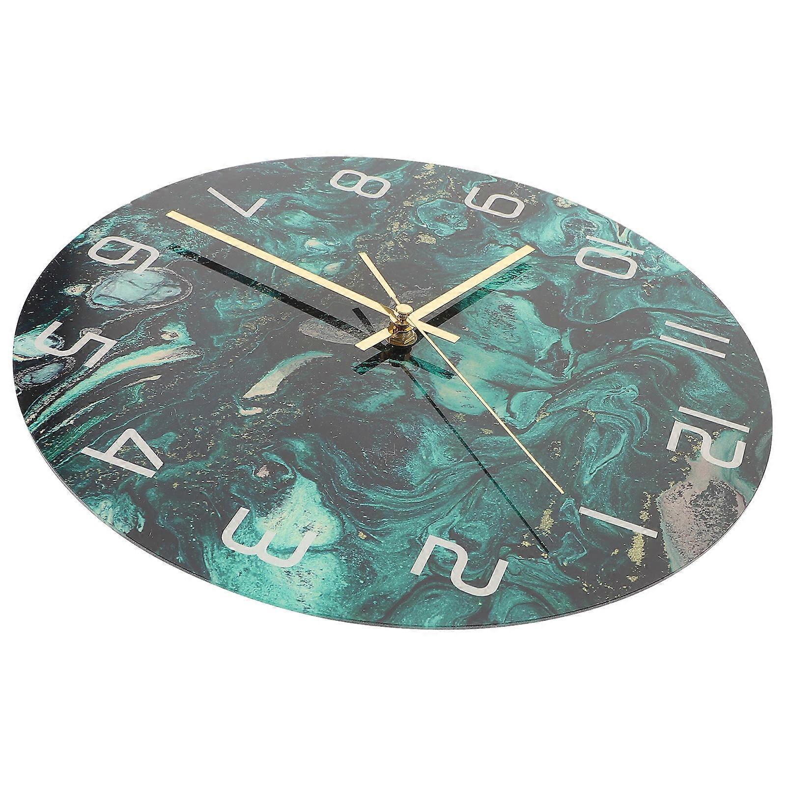 Wall Clocks Decorative Acrylic Round Wall Clock for Living Room Home Decoration 30x30cm Time Display 1Pack