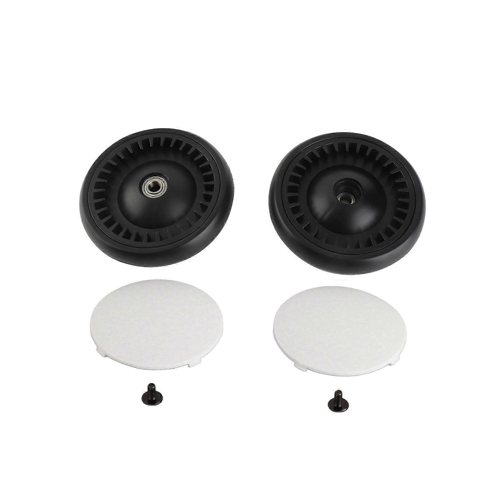 Rubber Wheels for Yoya Vovo Strollers, Kids Stroller Accessories with Tools (1 Pair Rear)