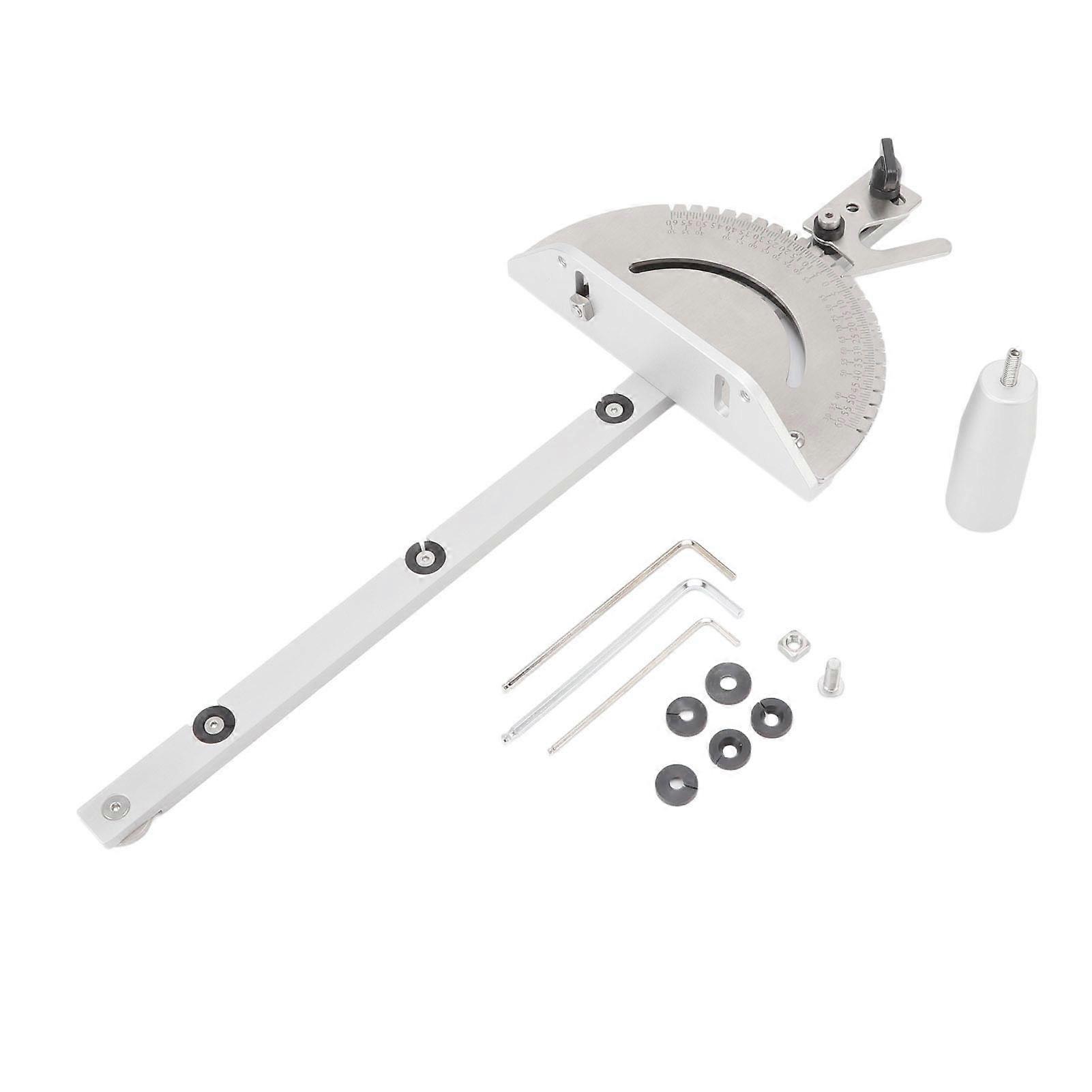 Jauge à onglet en acier inoxydable, haute précision, pour scie à table, accessoires pour scie d'établi