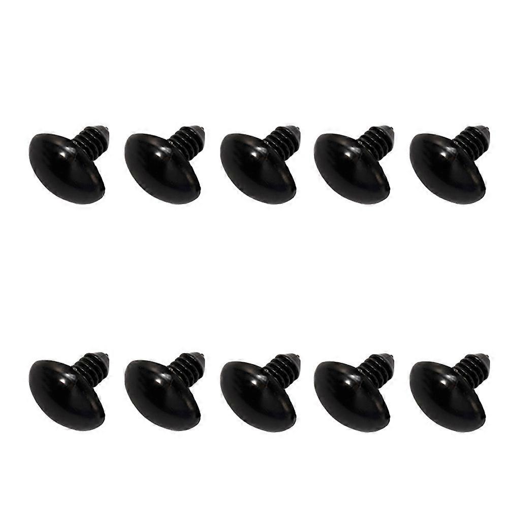 Black Plastic Doll Noses for DIY Plush Animals, Scrapbooking & Home Decor Crafts (200 pcs)