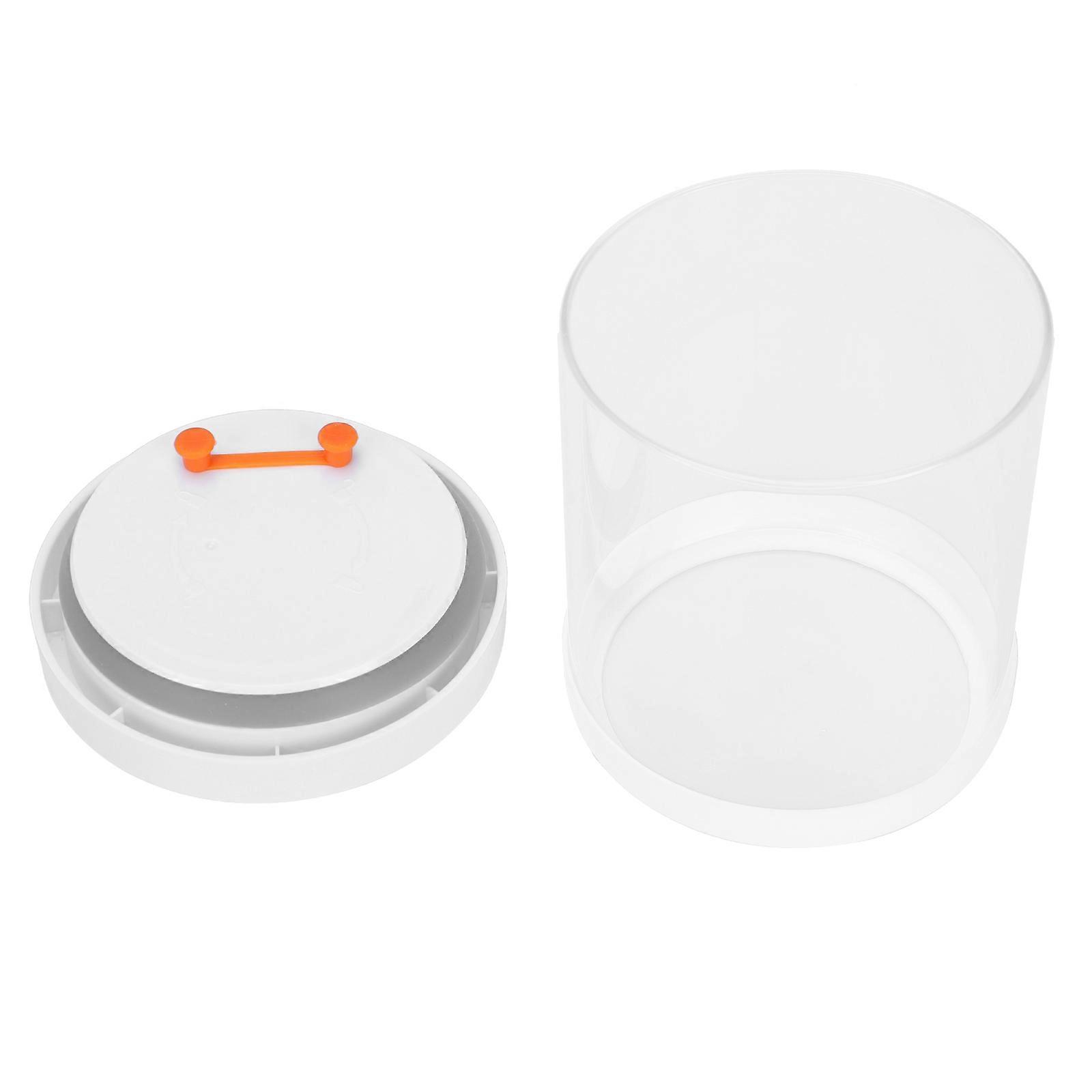 Sealed Cereal Container Glass Jar Simple Design Household Users 15x11cm White